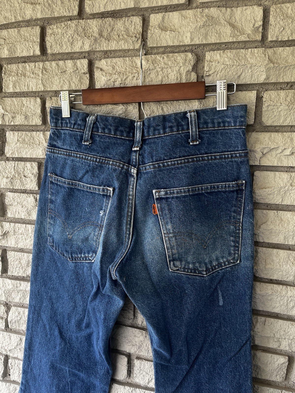 Vintage 684 Orange Tab Levi’s Darkwash Bell Bottom Jeans W31| L34