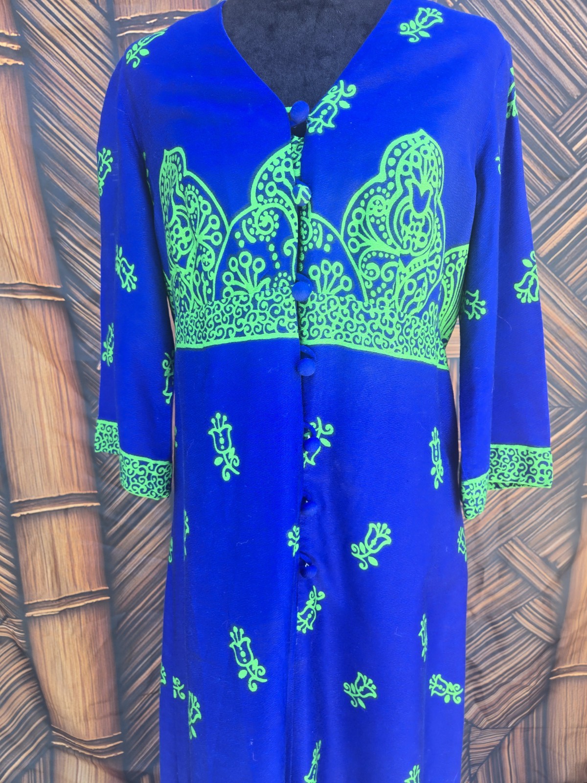 Vintage Sears Hawaiian/Kimo&rsquo;s Polynesian Aloha Honeymoon Dress & Shirt Set w6054