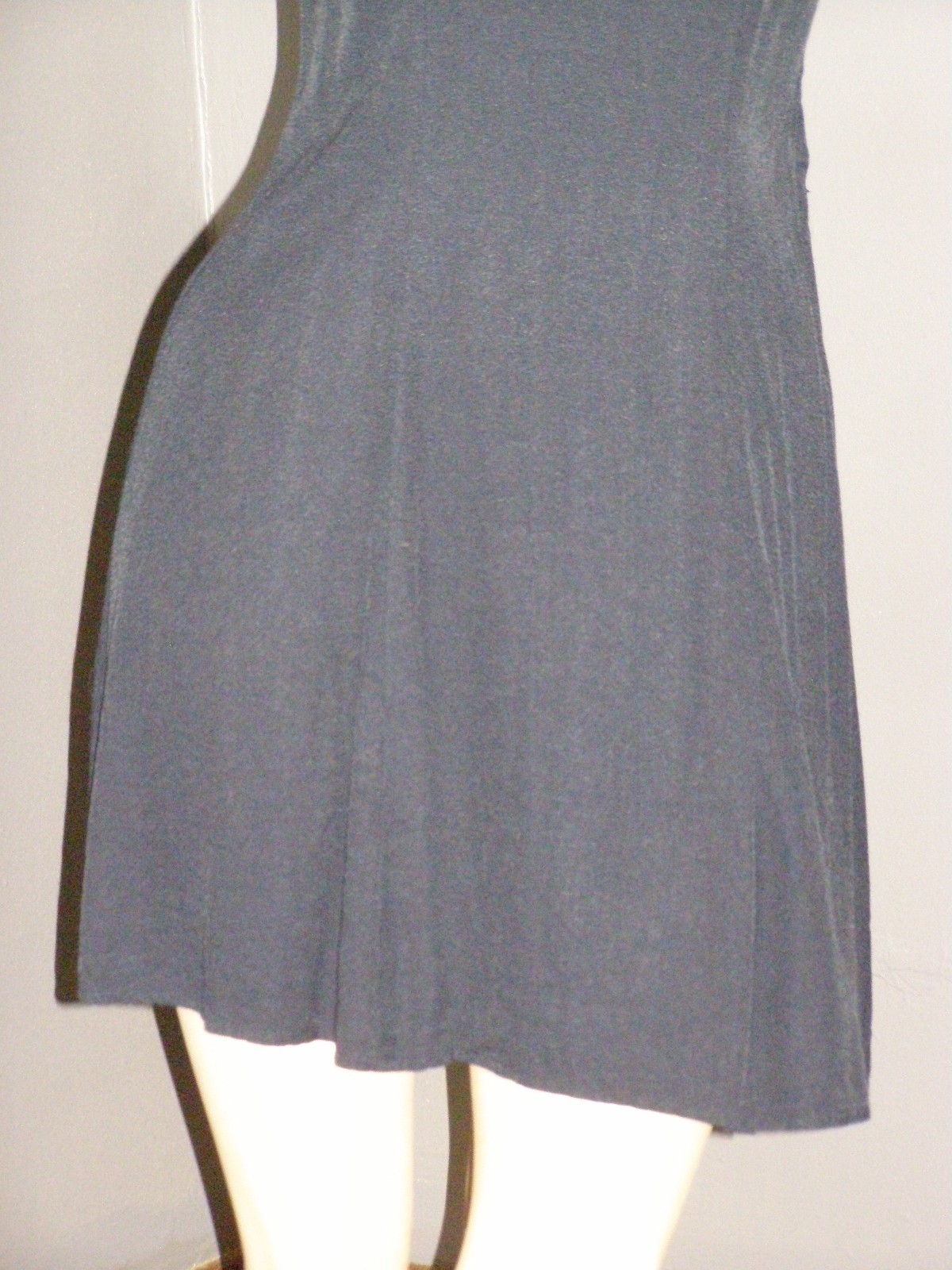 Vintage 80&rsquo;s simple little black mini dress M L CROSS-BACK button HEARTS rayon
