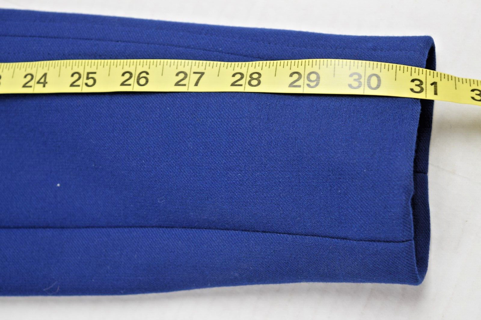 Overcoat American Airlines Issued Size L 2016 Blue Lined Poly Wool Dual Zip Warm