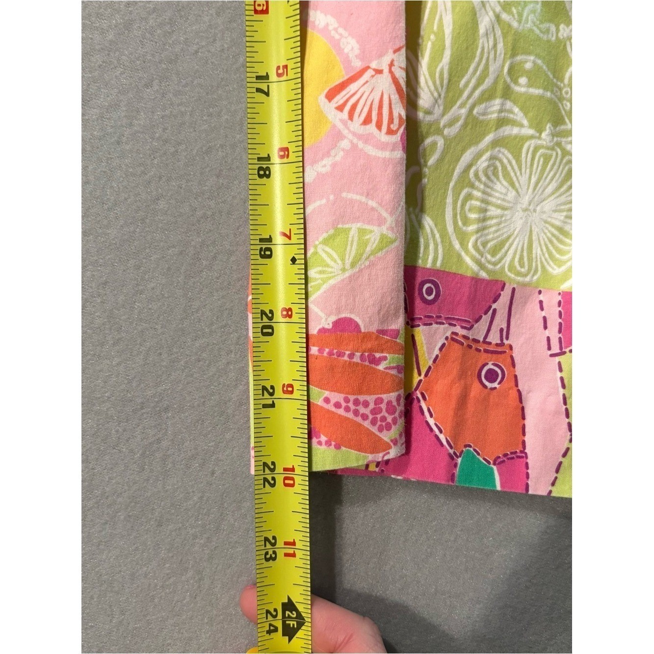Vintage Lilly Pulitzer White Tag Patchwork Capri 10 Tropical Resort Preppy SEC