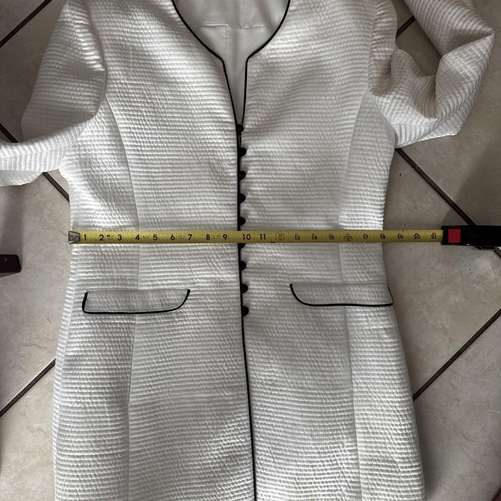 Vintage Silk Knot Button Front Jacket Or Dress REPURPOSE😊 Custom Made Quality✅M