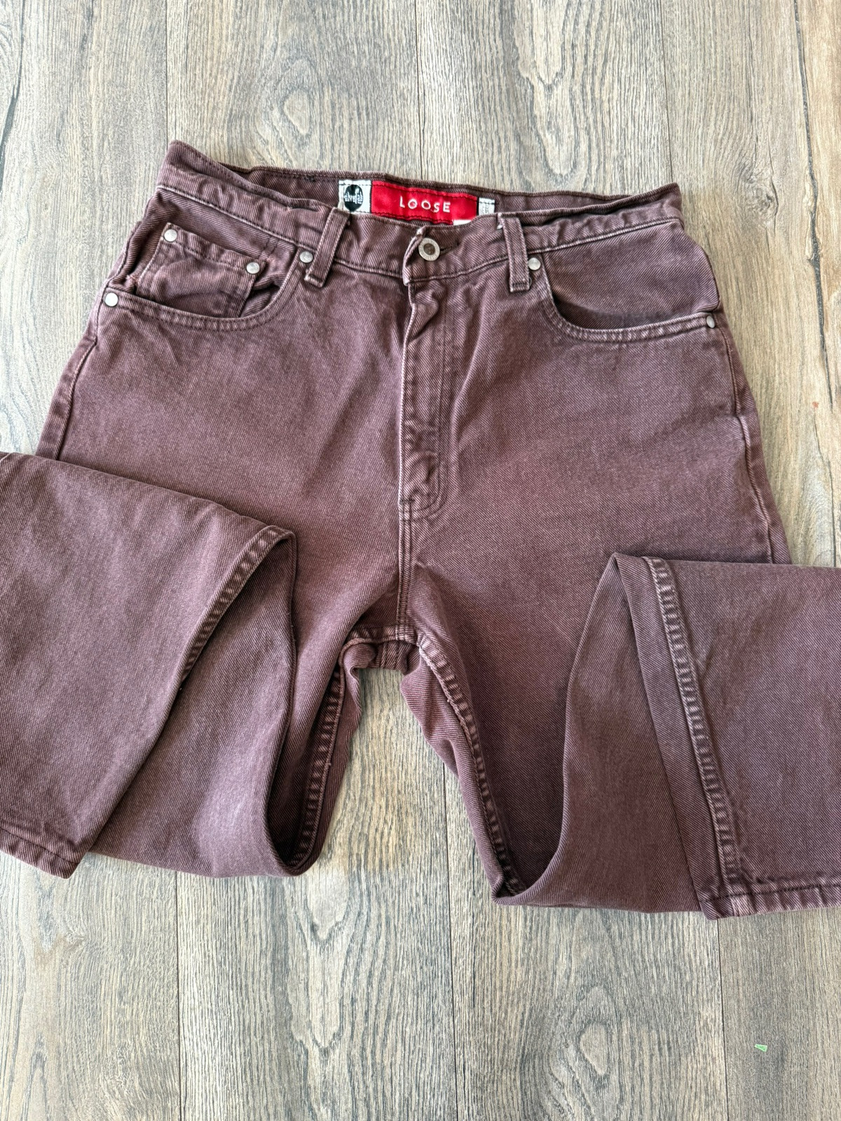 Vintage Levi’s Loose Fit Brown Silver Tab Women’s Jeans 11 31/30