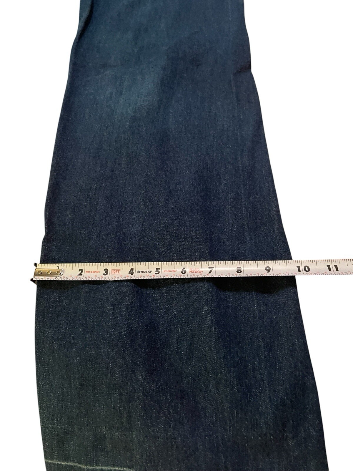 Vintage 1970s 80s Pulse Heart Shape Tush Flared Denim Jeans Size 26 x 33&Prime;