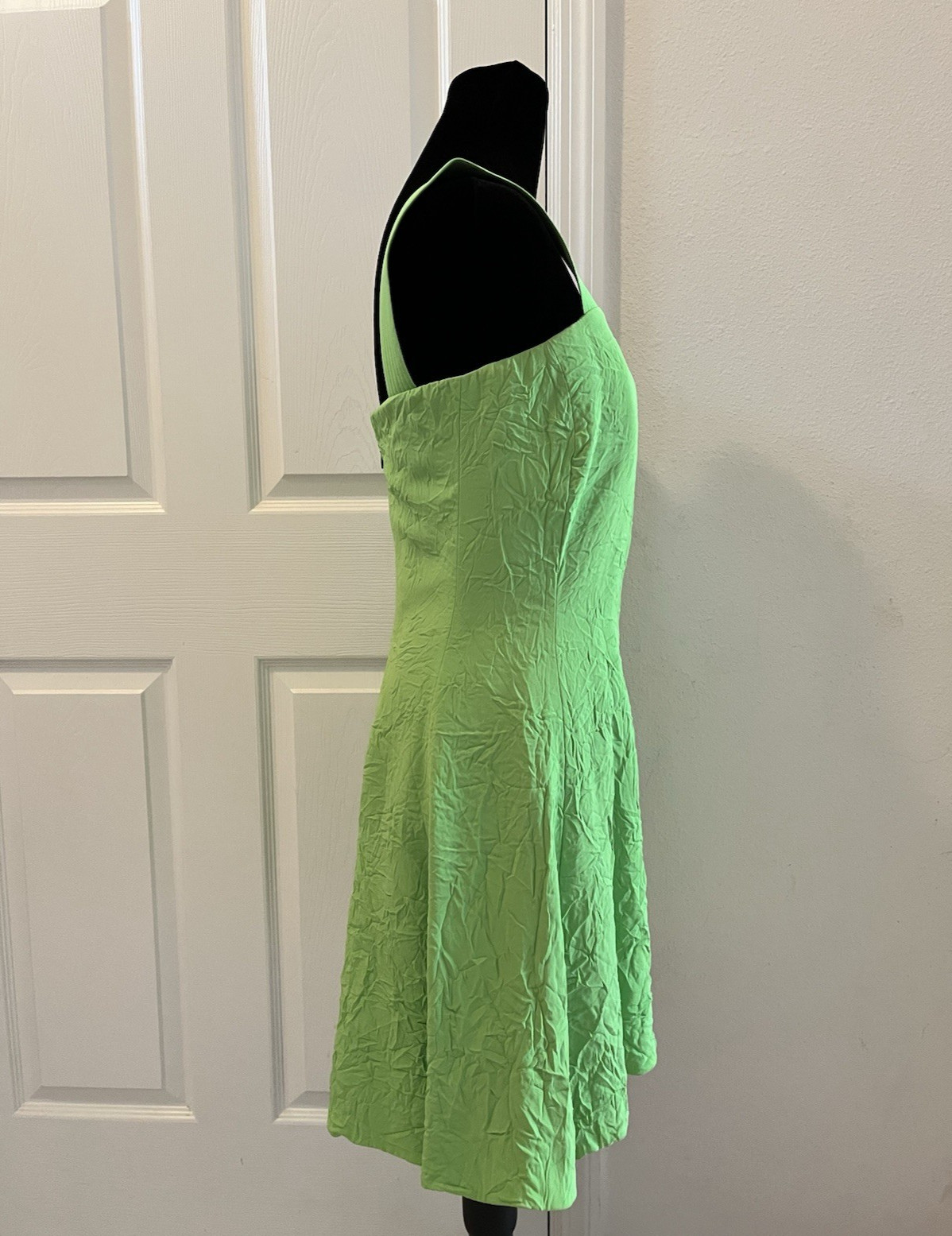 Vintage ISTANTE By VERSACE Light Green Dress, Made In Italy, Size 40