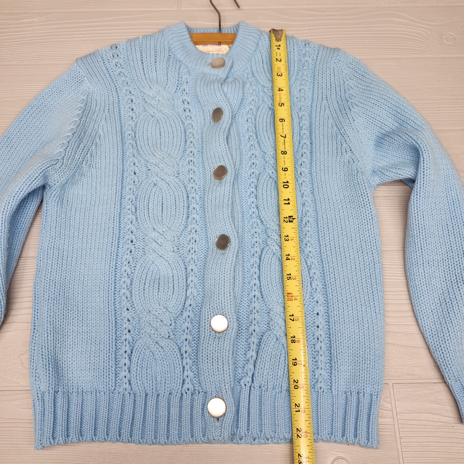 Vintage Hand Loomed Fully Fashioned Knit Sweater Womens Size Large