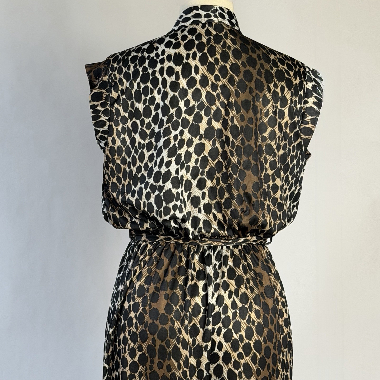 Vintage Undercover Wear Leopard 🐆 Print Jumpsuit with Self Belt M/L