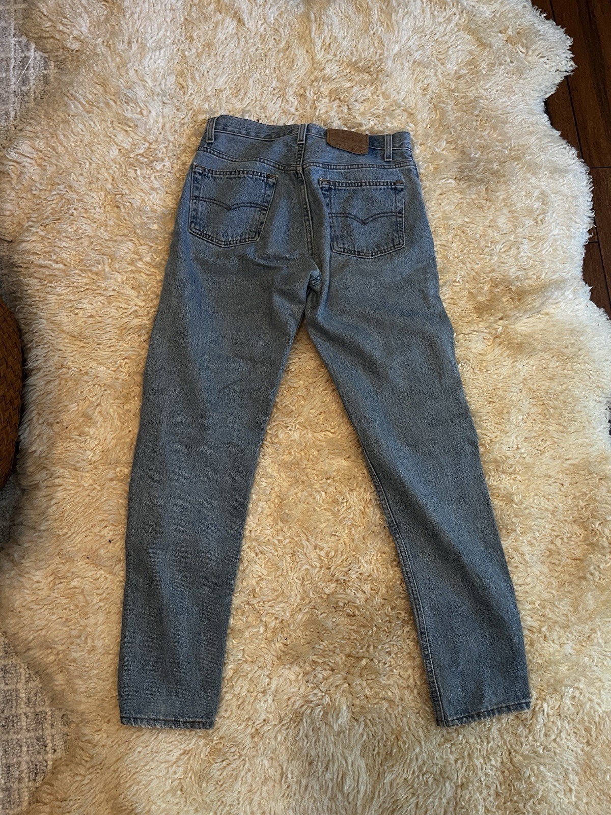 VINTAGE 1990s LEVIS 501 WOMEN HIGH WAISTED DENIM JEANS MADE IN USA 30×30