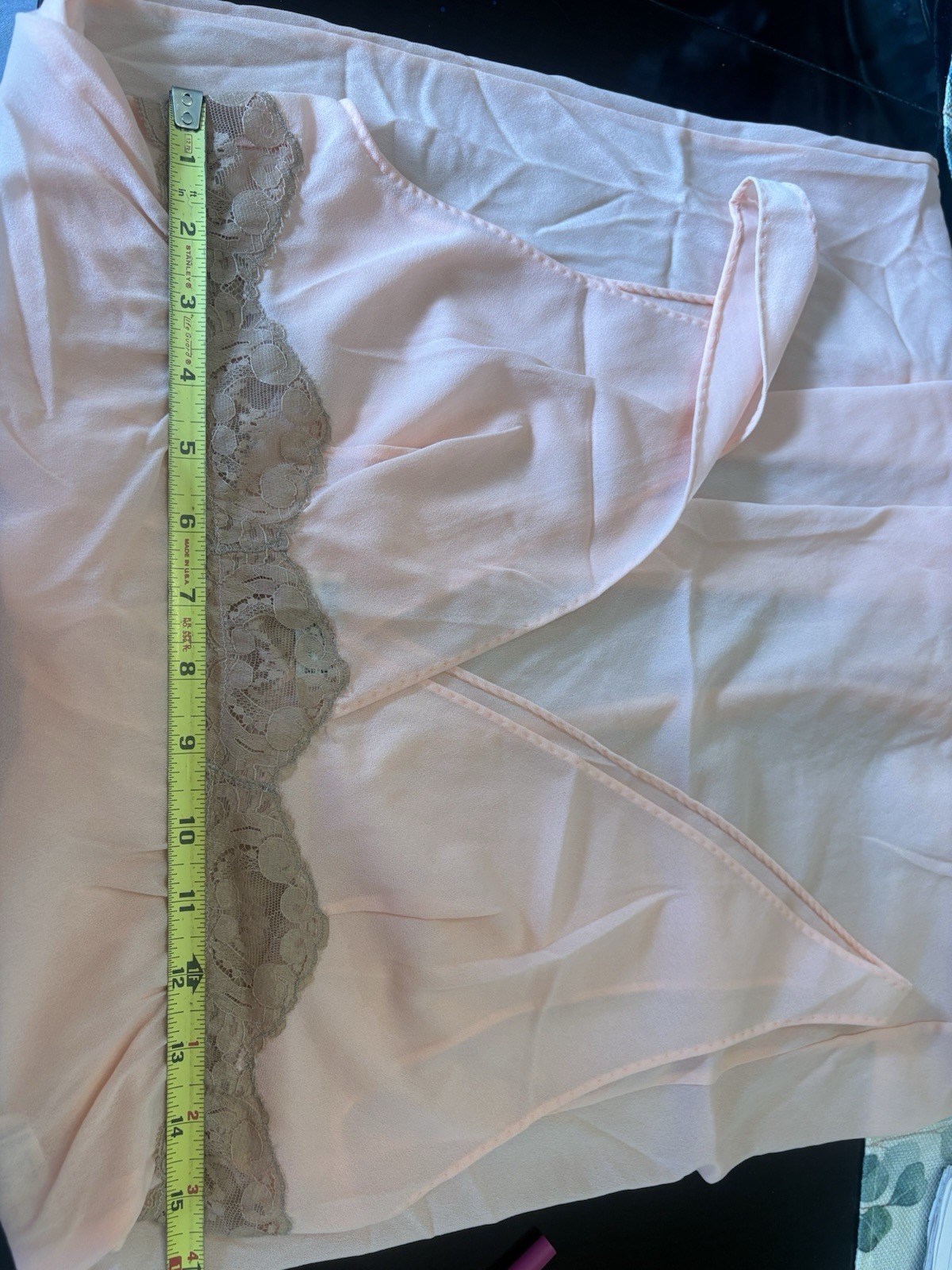 Vtg Emilio Pucci Formfit Rogers Pink Lace Nightgown Robe M medium Peignoir EUC