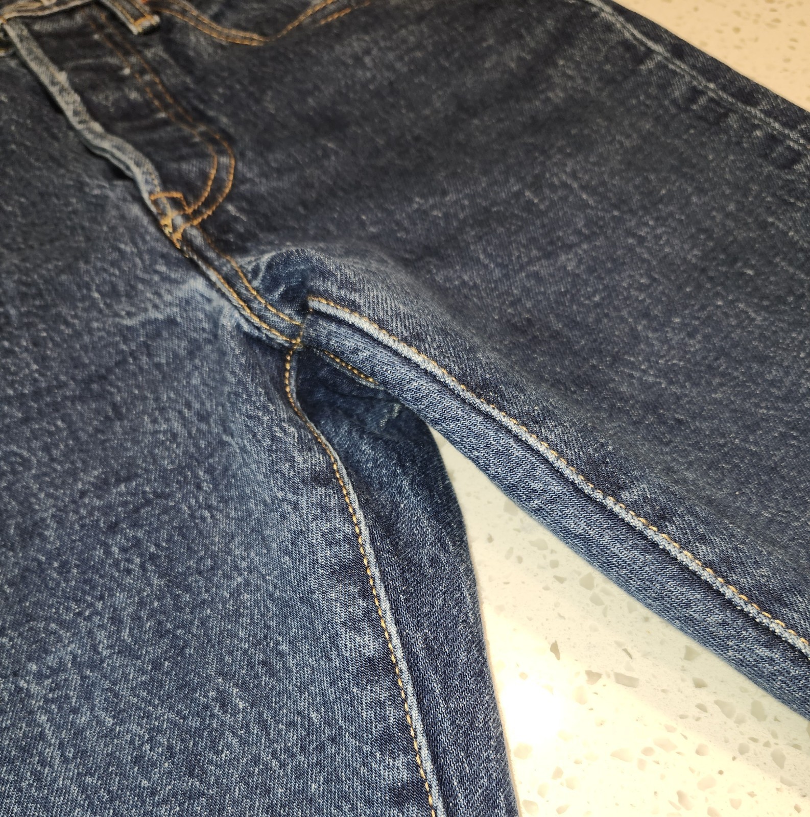 Vtg Style Big E Levi&rsquo;s 501 S Red Label Skinny Button Fly Embroidered SZ 26/28!