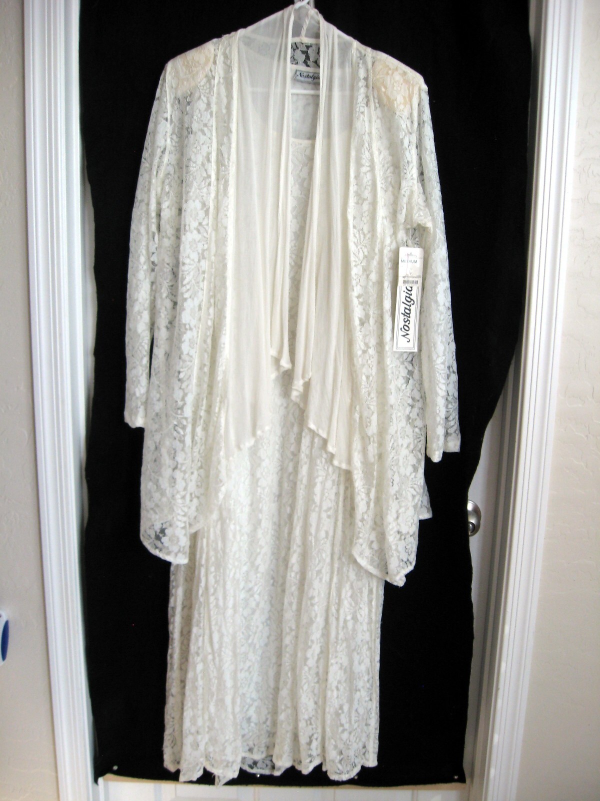 NWT Vintage Nostalgia Wedding? White Lace Jacket Dress – Size M