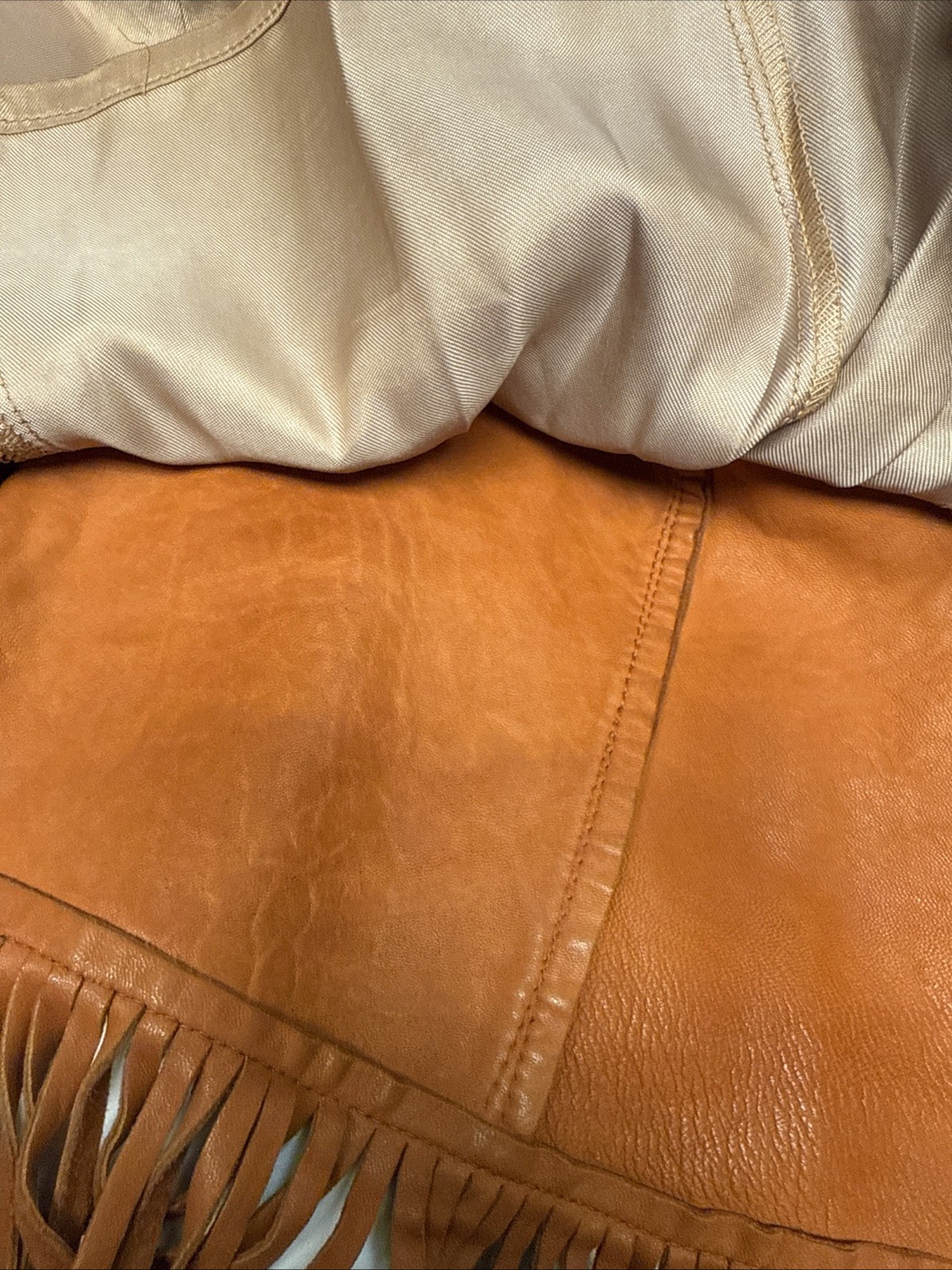 Vintage 50s 60s Joo-Kay Suede Leather Fringe Western Size 18 *See Description