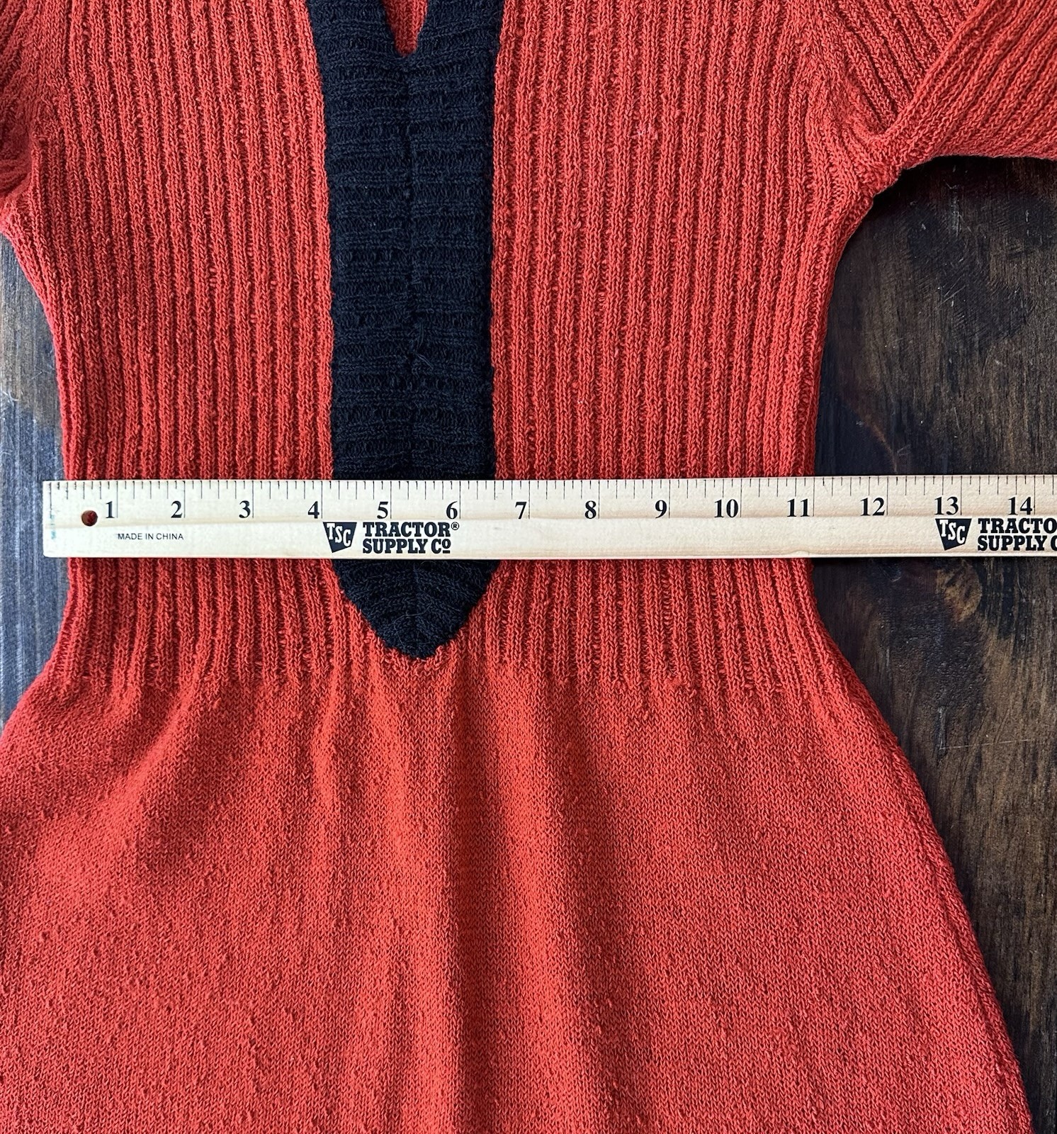MOD FAB! Vintage 1960s Roncelli Wool Boucle Sweater Dress S/M