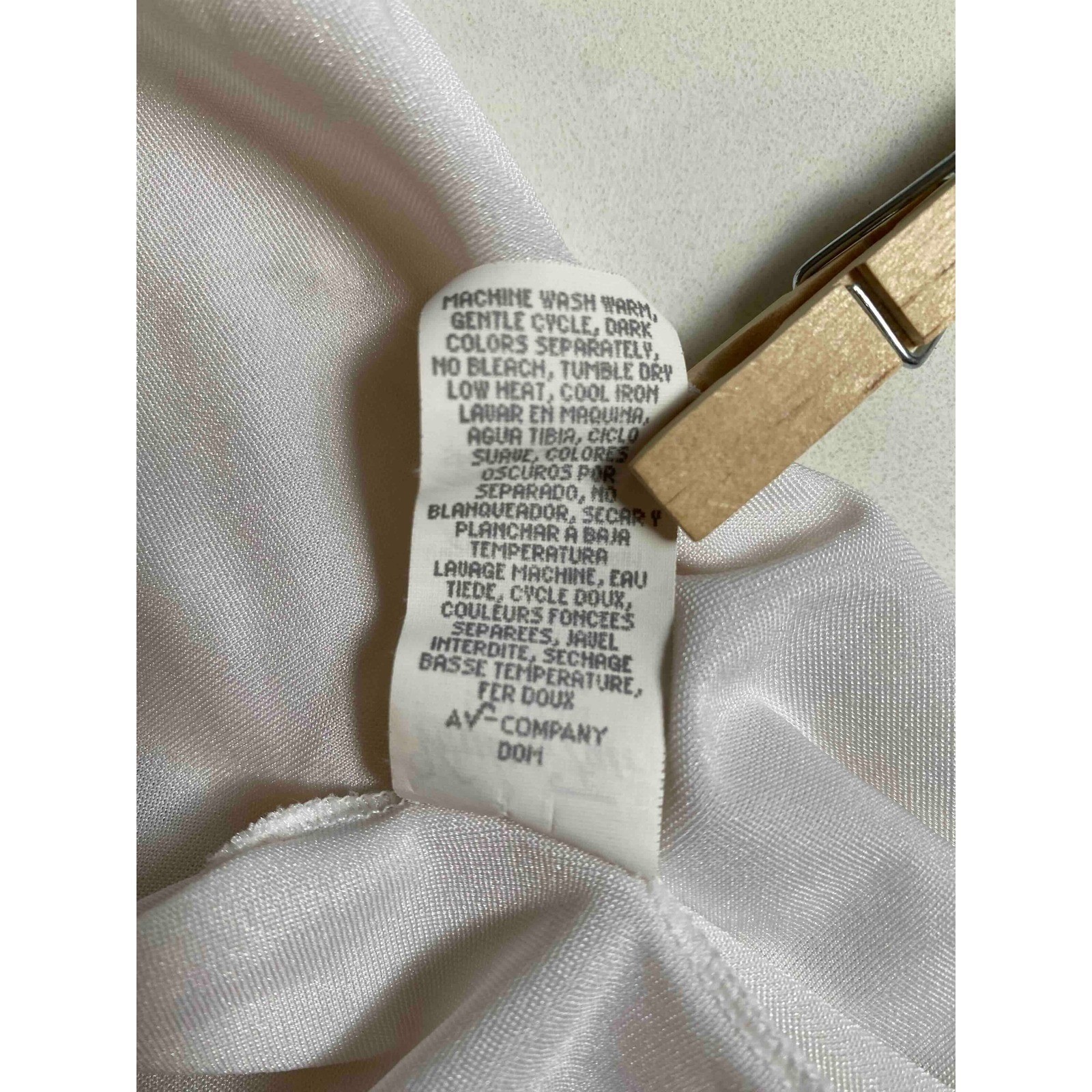 Vanity Fair Vintage White Lace Trim Sleeveless Top Camisole 17-152 Womens Medium