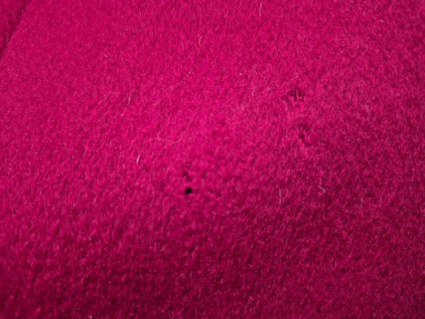 Vtg Forstmann 100% Wool Fur Collar Red Coat Womens No Size Tag Measure READ