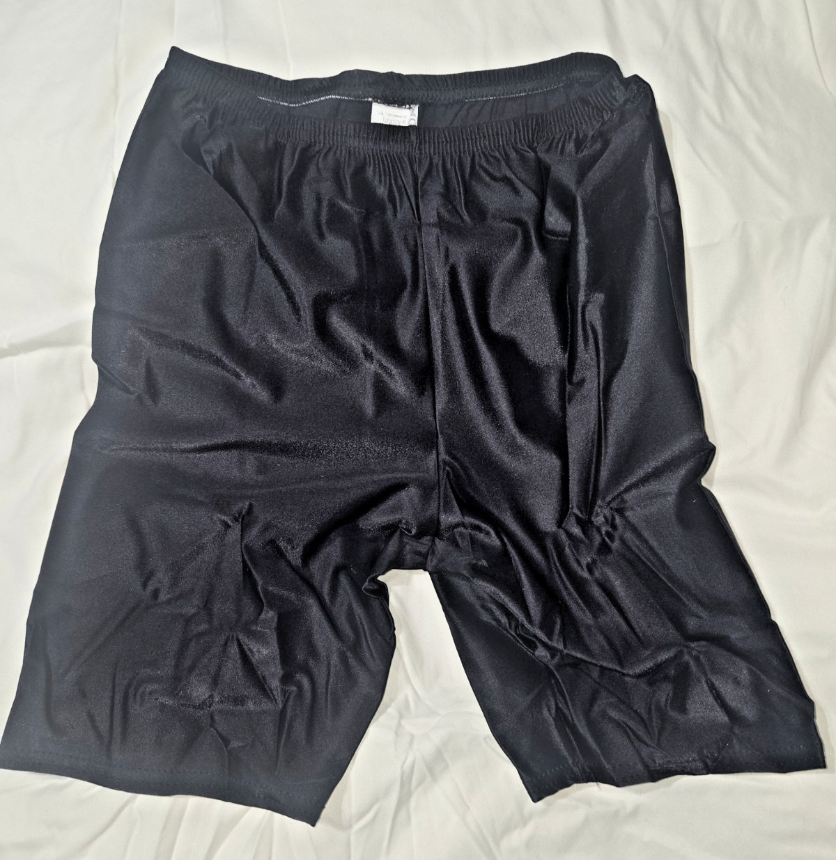 New NOS VTG Instant Replay M Nylon Lycra Bike Shorts Black 120/145 lbs 5&rsquo;2 / 5&rsquo;7
