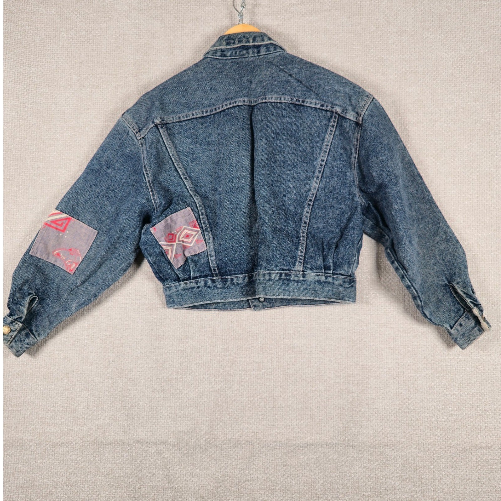 Vintage Guess Demin Jacket Georges Marciano Acid Wash Grunge Made in USA