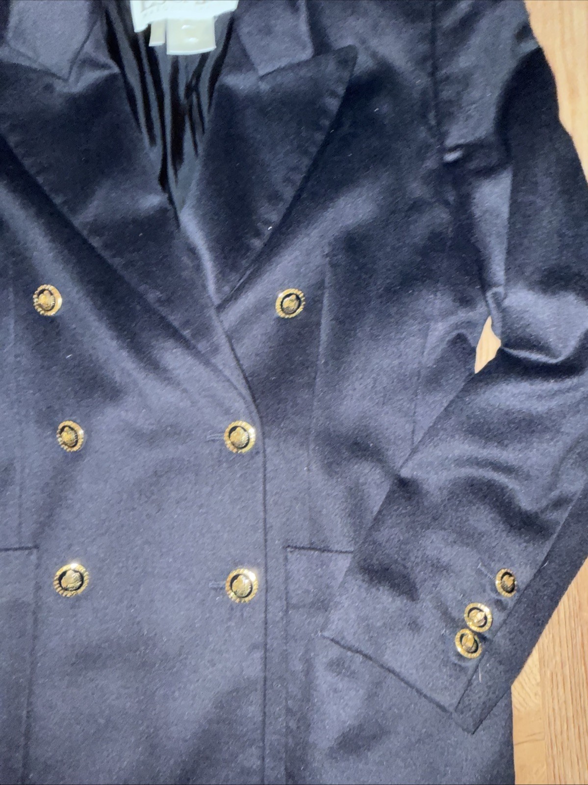 Escada Margaretha Ley Angora Wool Double Breasted Blazer Jacket Old Money Look