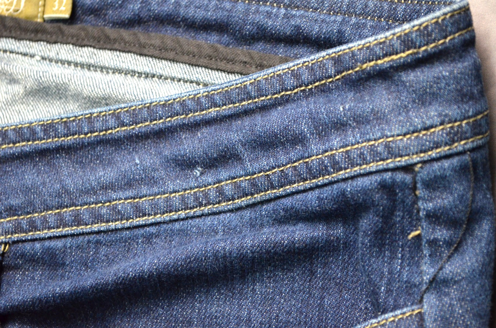 INSANE Bogdenoff LA Bell Bottom Flare Jeans Blue Size 32 Paneled Vintage Y2K