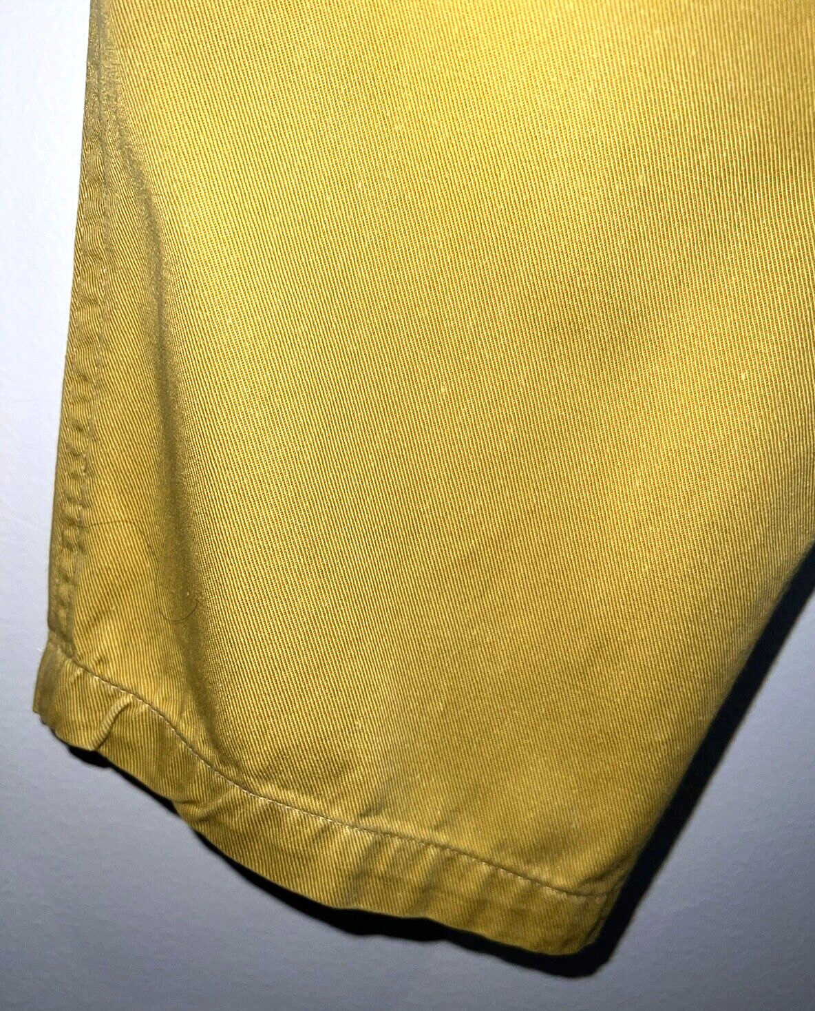 Vtg Code Zero Pleated Pants Mustard Yellow Tag Sz. 27 x 31 – Measure 25.5 x 29.5