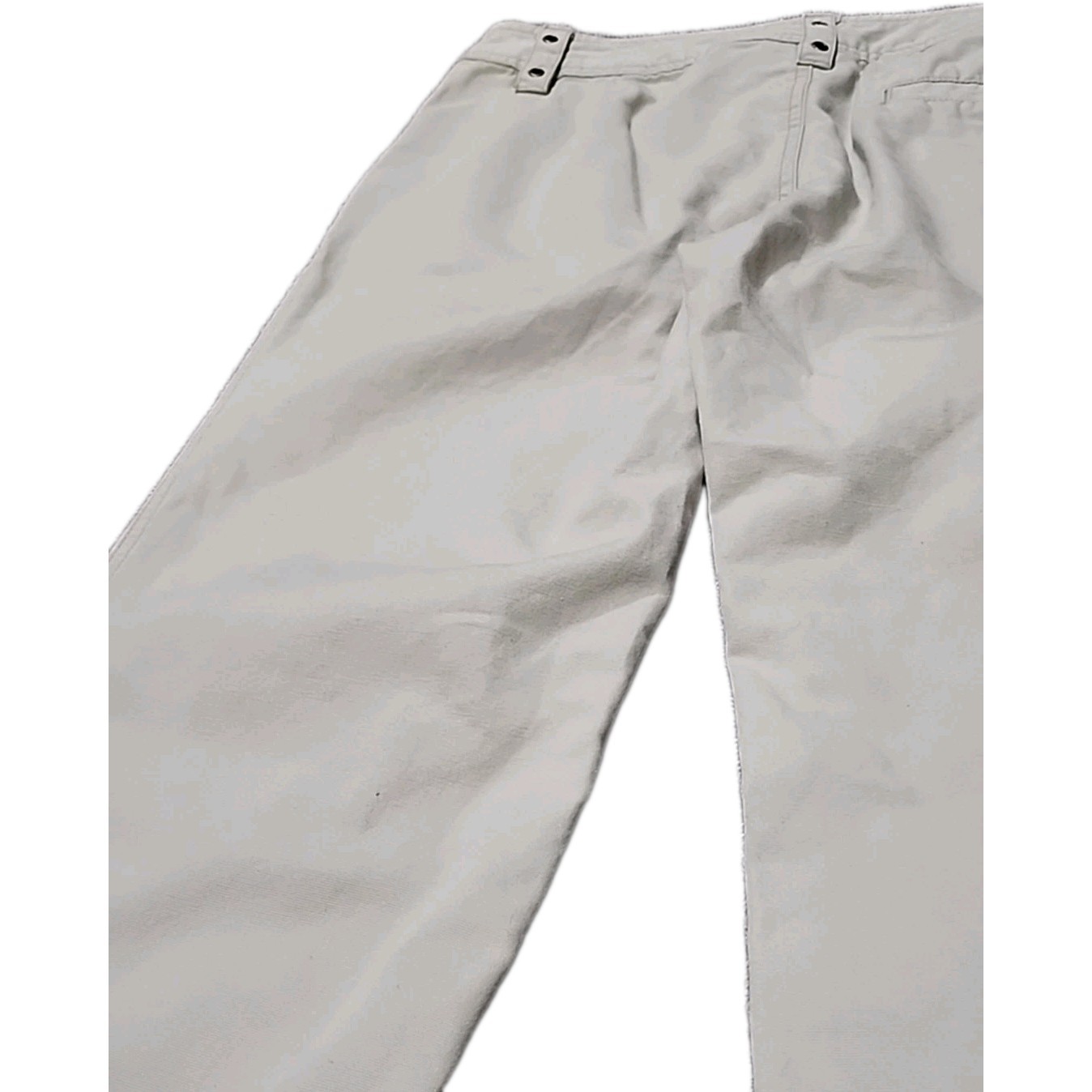 Y2K Harley Davidson Cargo Capris Womens 8 Khaki Tan Cuffed Street Style