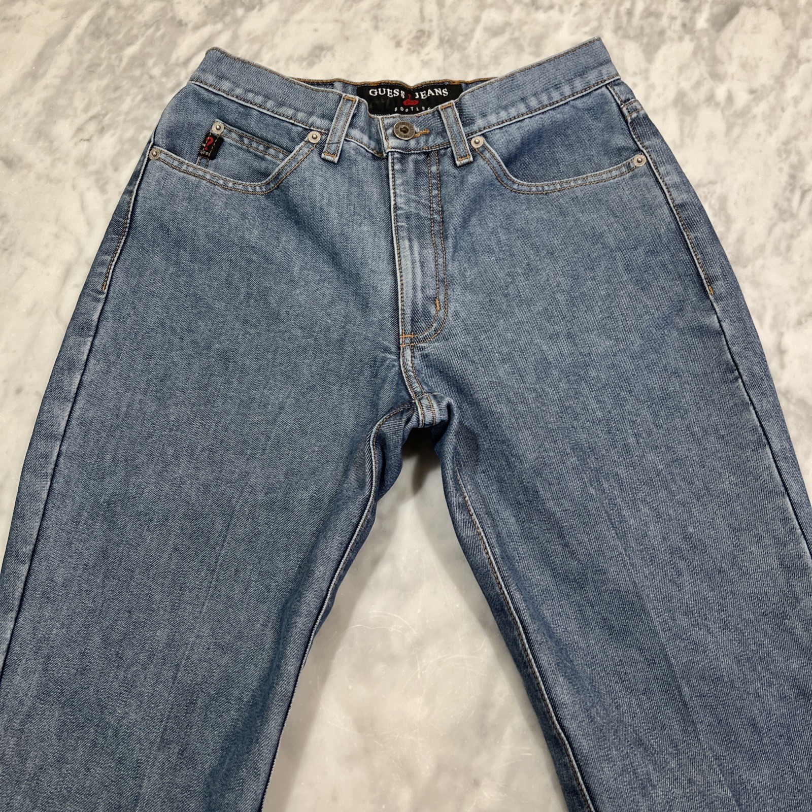 Vintage Guess Bootleg Jeans Women’s 29 (28×30) Cut 52985 Cotton Poly Medium USA