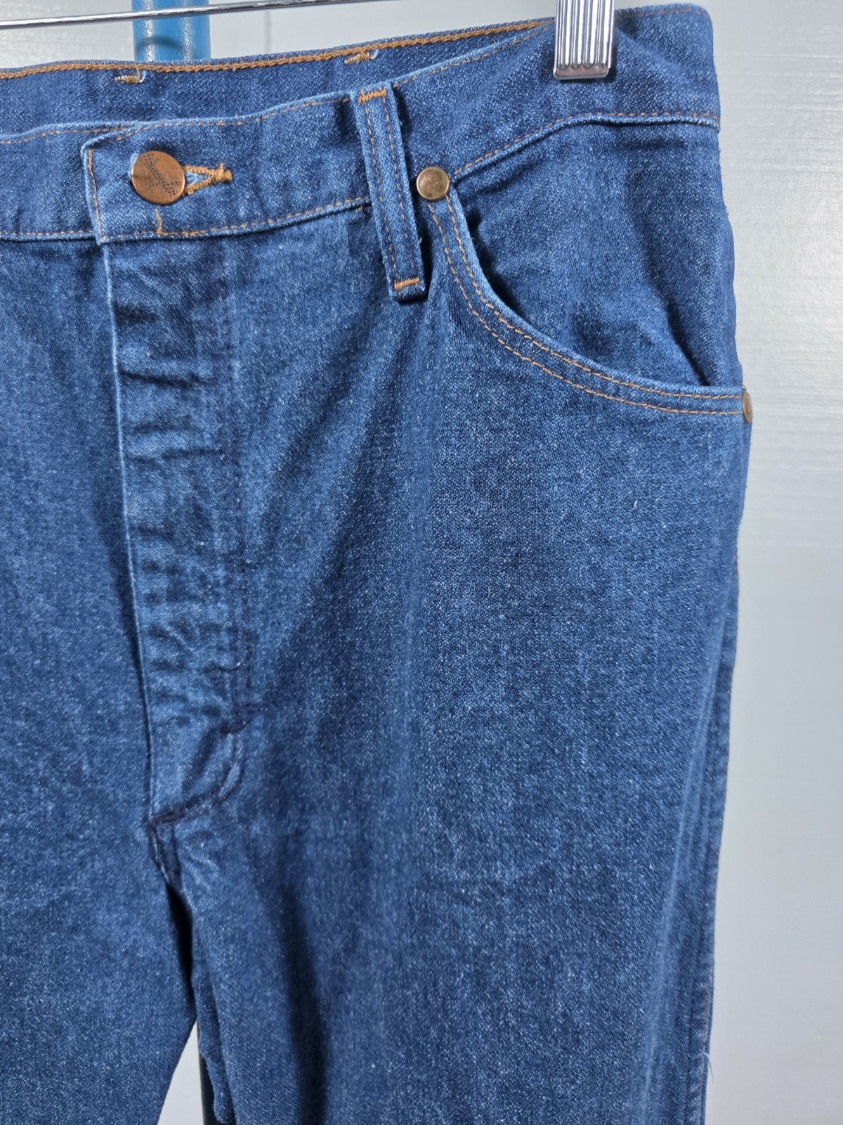Vintage Wrangler 14MWZG Women&rsquo;s Cowboy Cut Slim Fit Jeans Made in USA 13×34