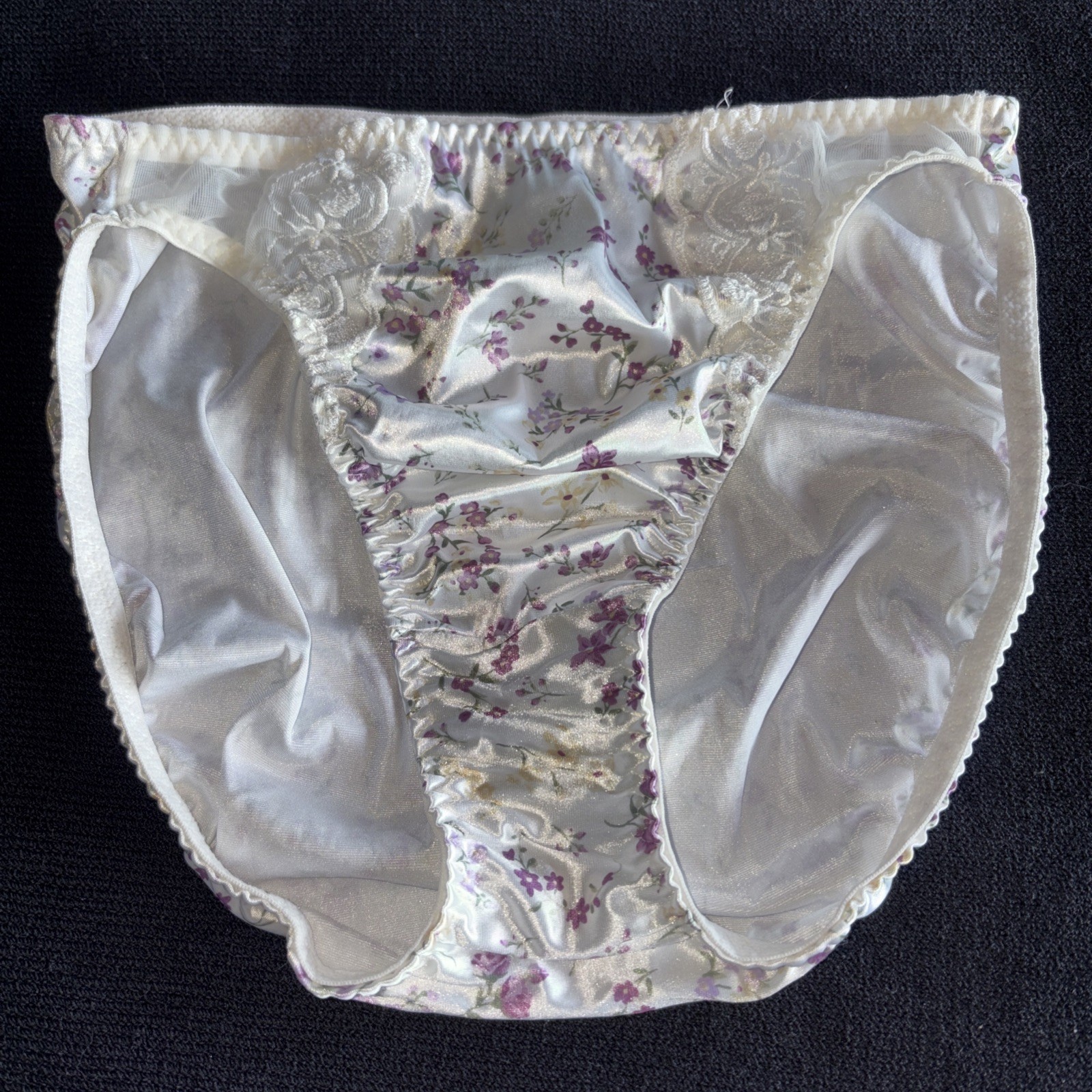 Maidenform Sweet Savvy Y2K Second Skin Hi-Cut 7 L Brief Bikini Underwear Panty