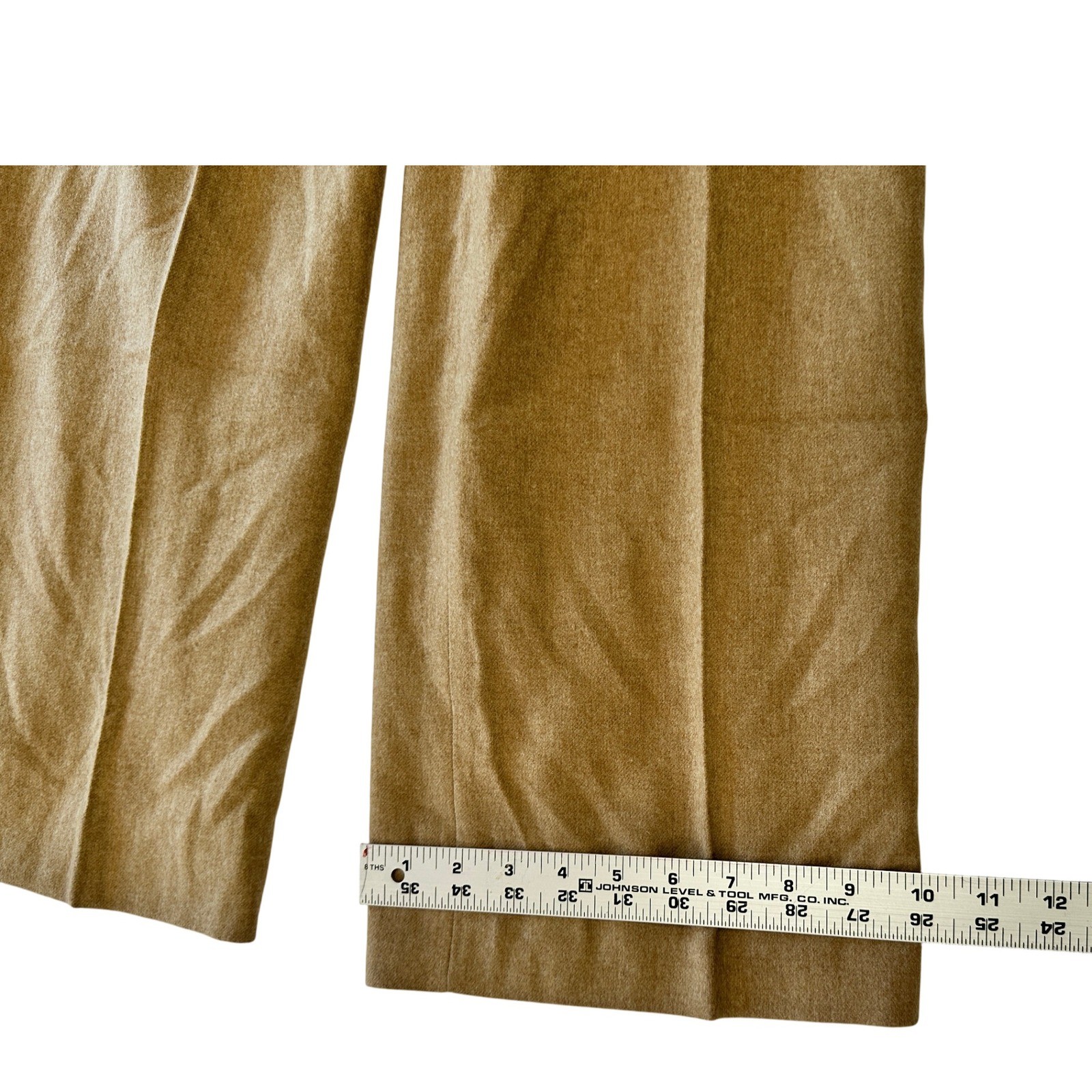 Vtg 60s Pendleton Womens Wool Trousers High Waist Wide Leg Dress Pants Sz 16