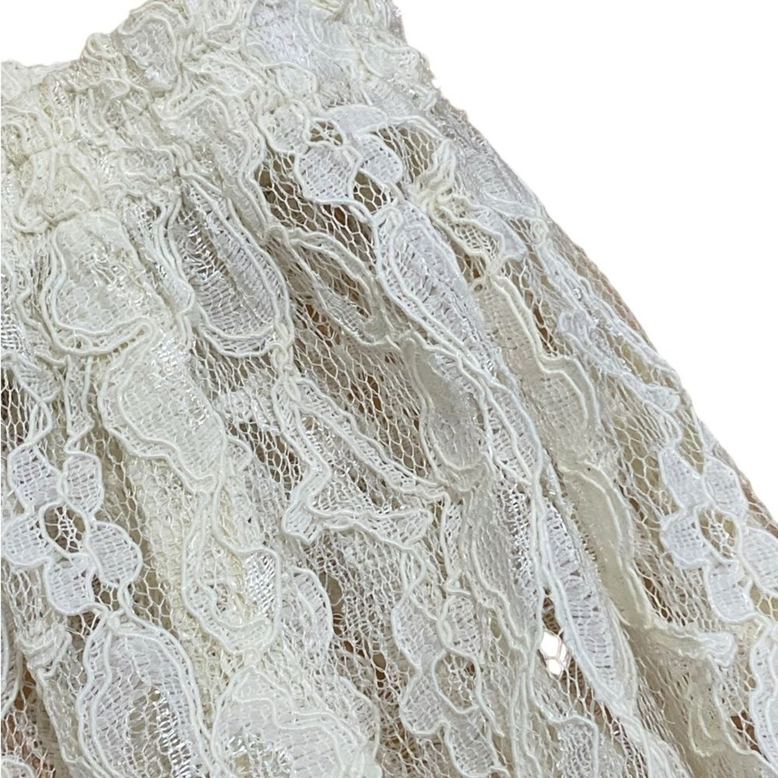 Vintage Silver River Two Piece Jacket and Lace Skirt