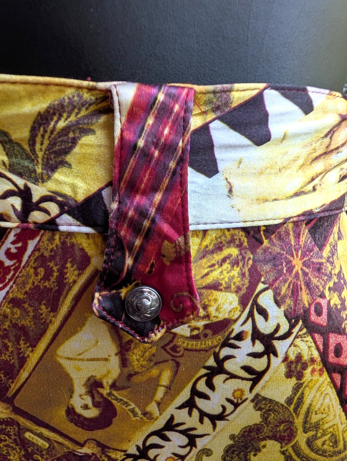 Vintage 90&rsquo;s Christian Lacroix Bazar Satin Pants leggings international photo 40