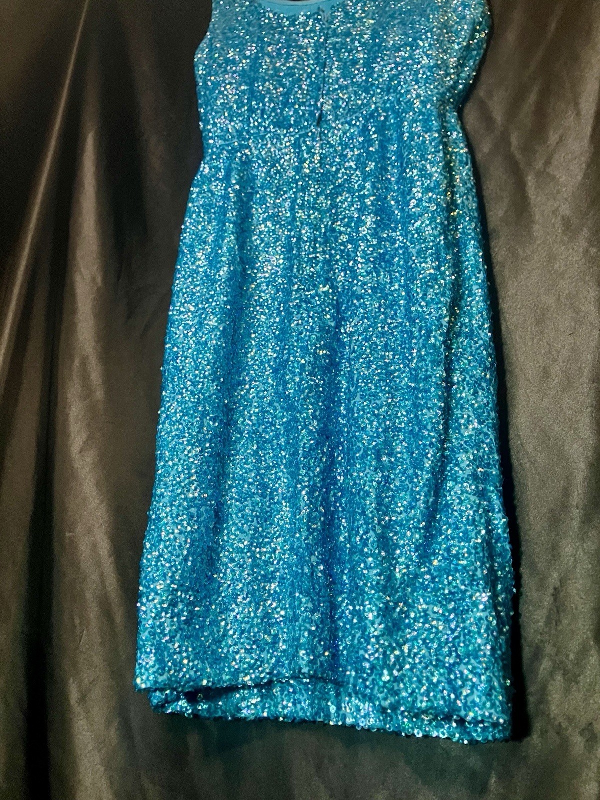 Bruce Arnold Beaded Sequined Silk Flapper Dress Size 12 Hong Kong 1950&rsquo;s Vintage