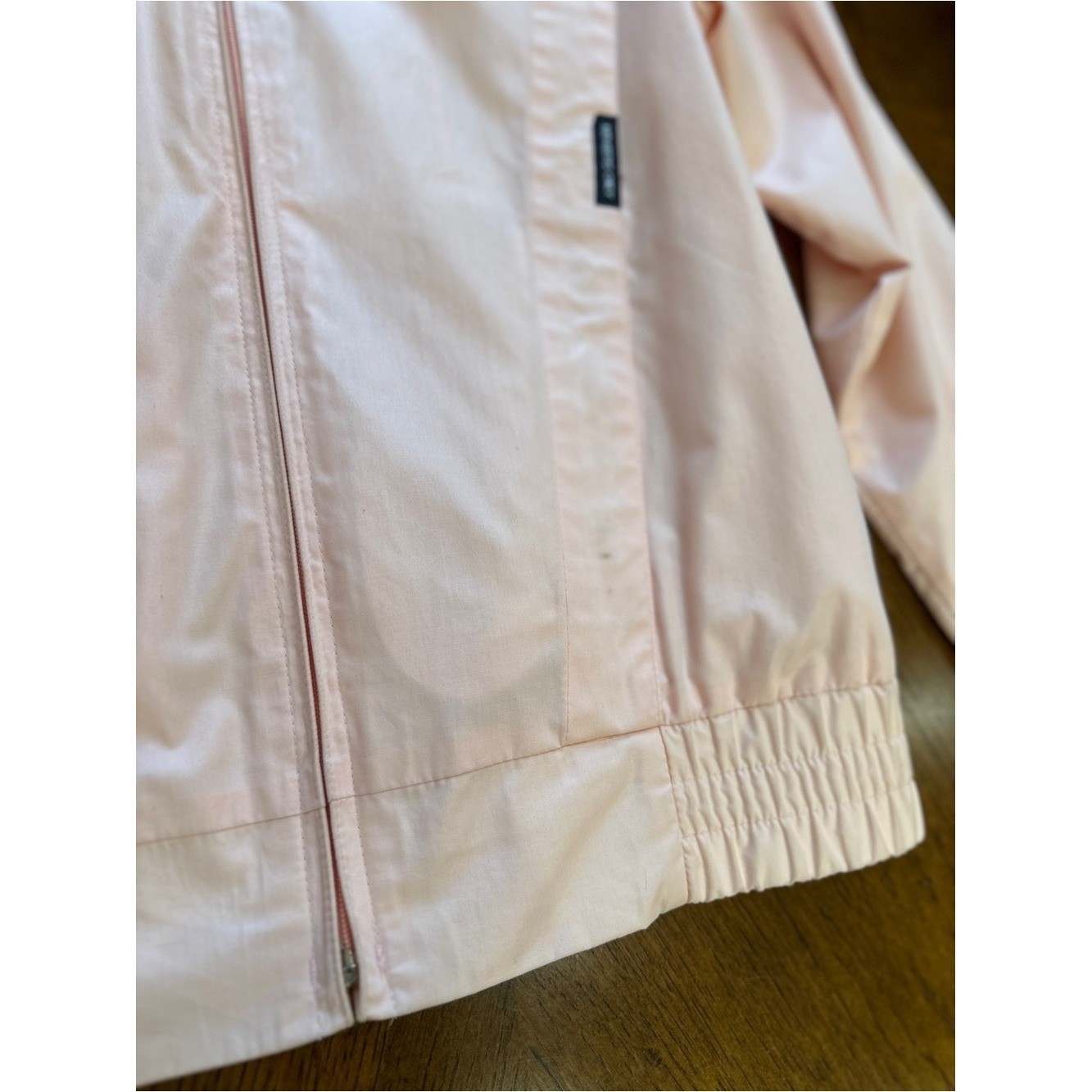 Members Only Vintage Jacket size 3/4 Pale Pink 80s Racer Core Aesthetic