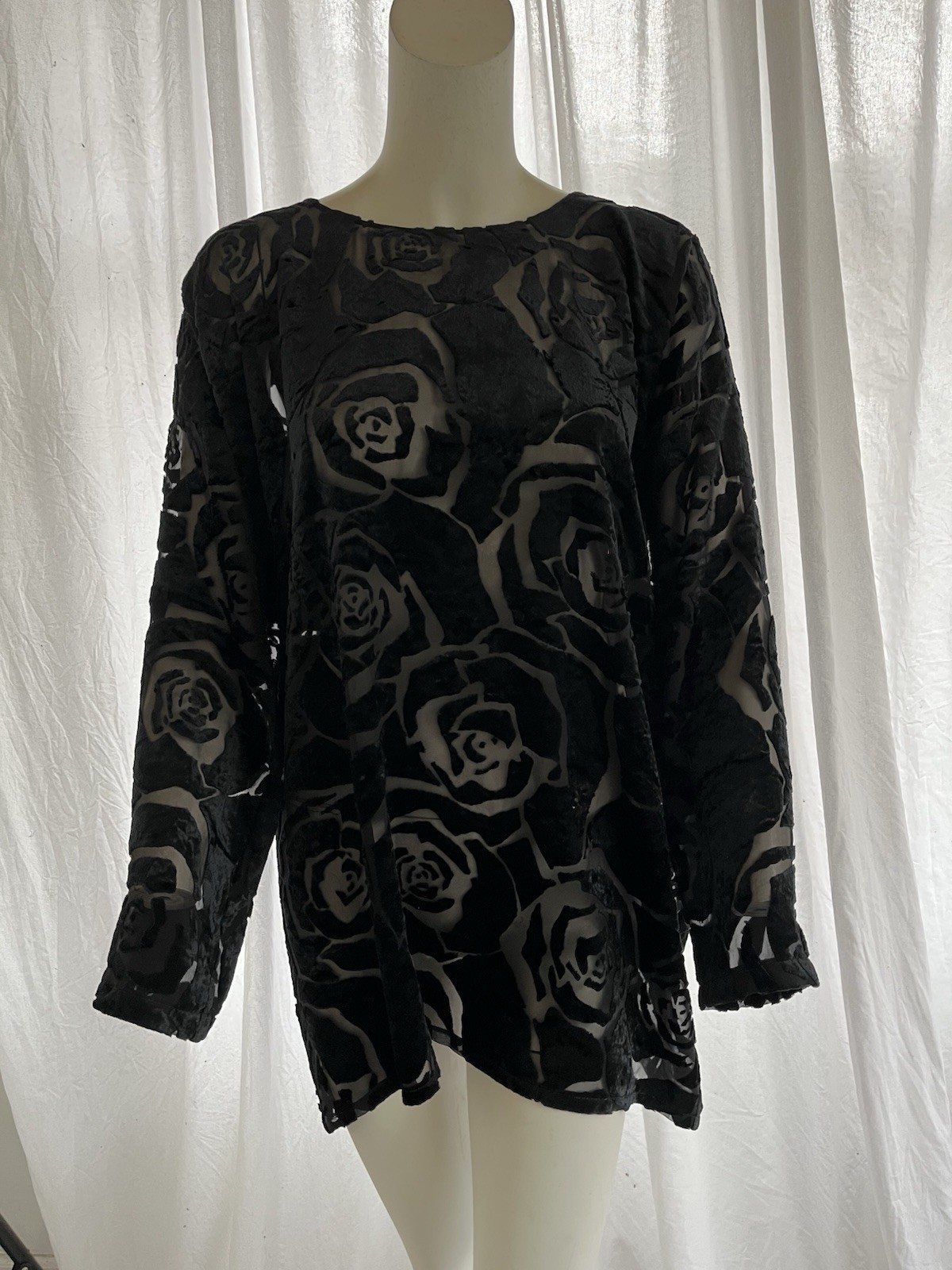 Comme Des Garçons 2012 Junya Watanabe Devore Velvet Mini Dress