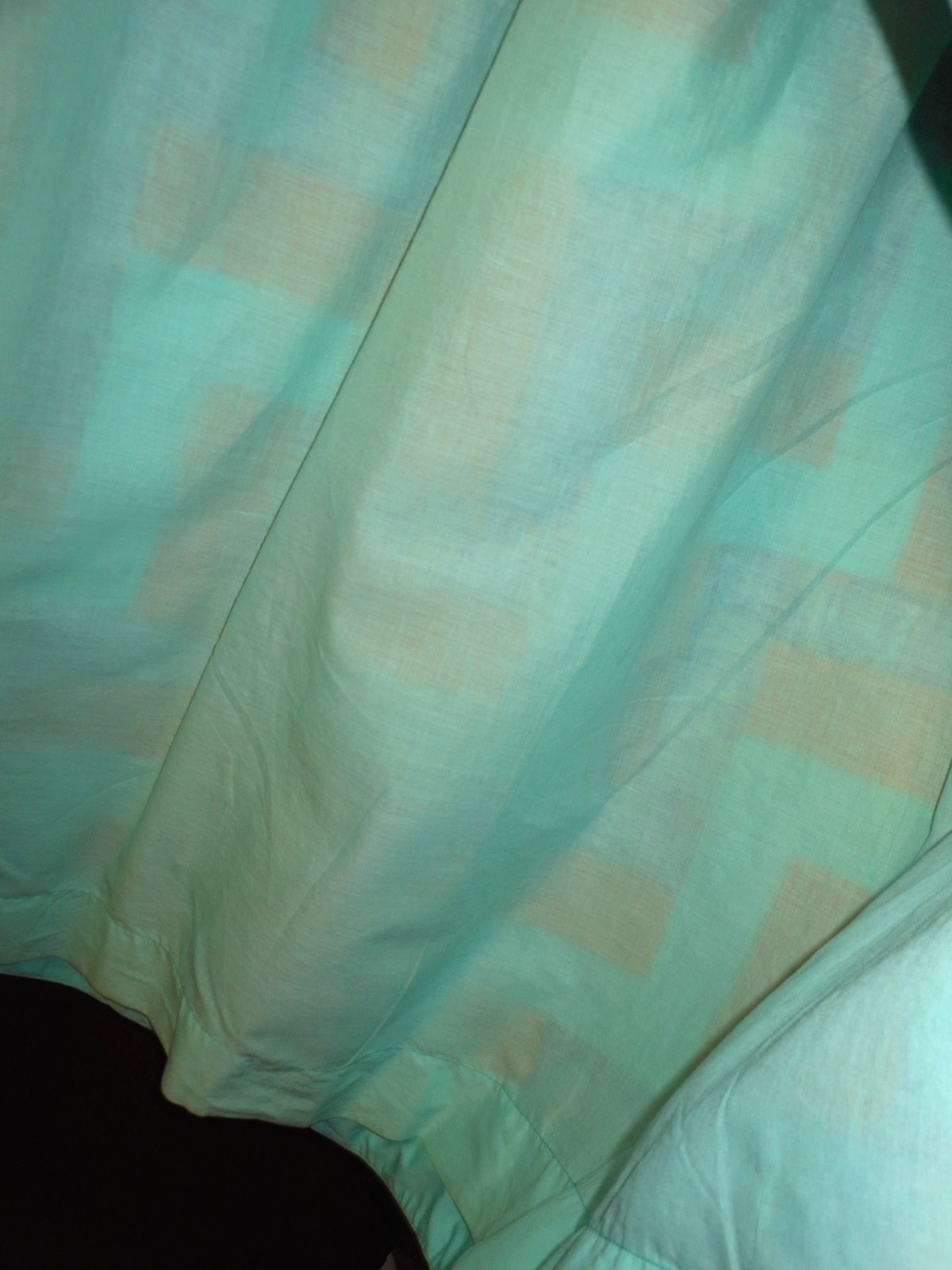 Homemade Wife 70’s Patchwork Orange/Teal/Purple Hostess Maxi Wrap 42&Prime;L x 34&Prime;W