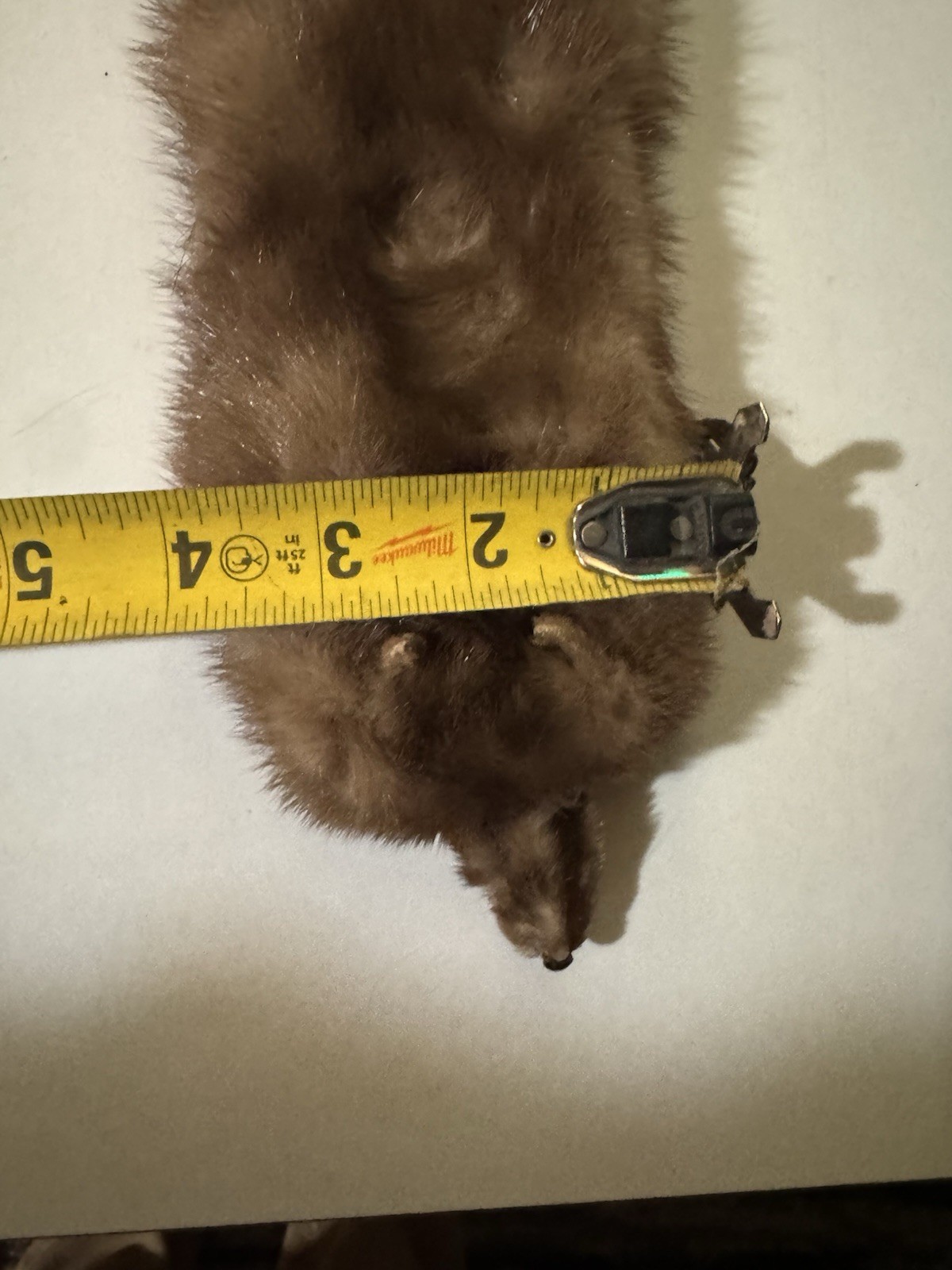 1930-40’s Mink stole Double Headed Clip On