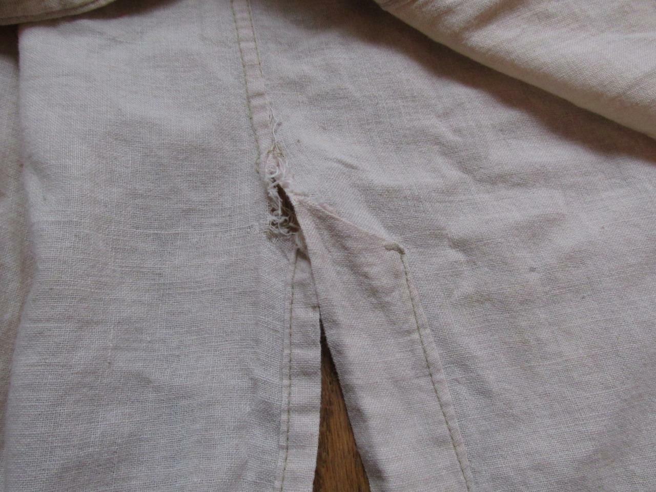 Antique Auto Linen Duster/Car Coat – « Cresco » Tagged/Ashland OH – EXC Cond