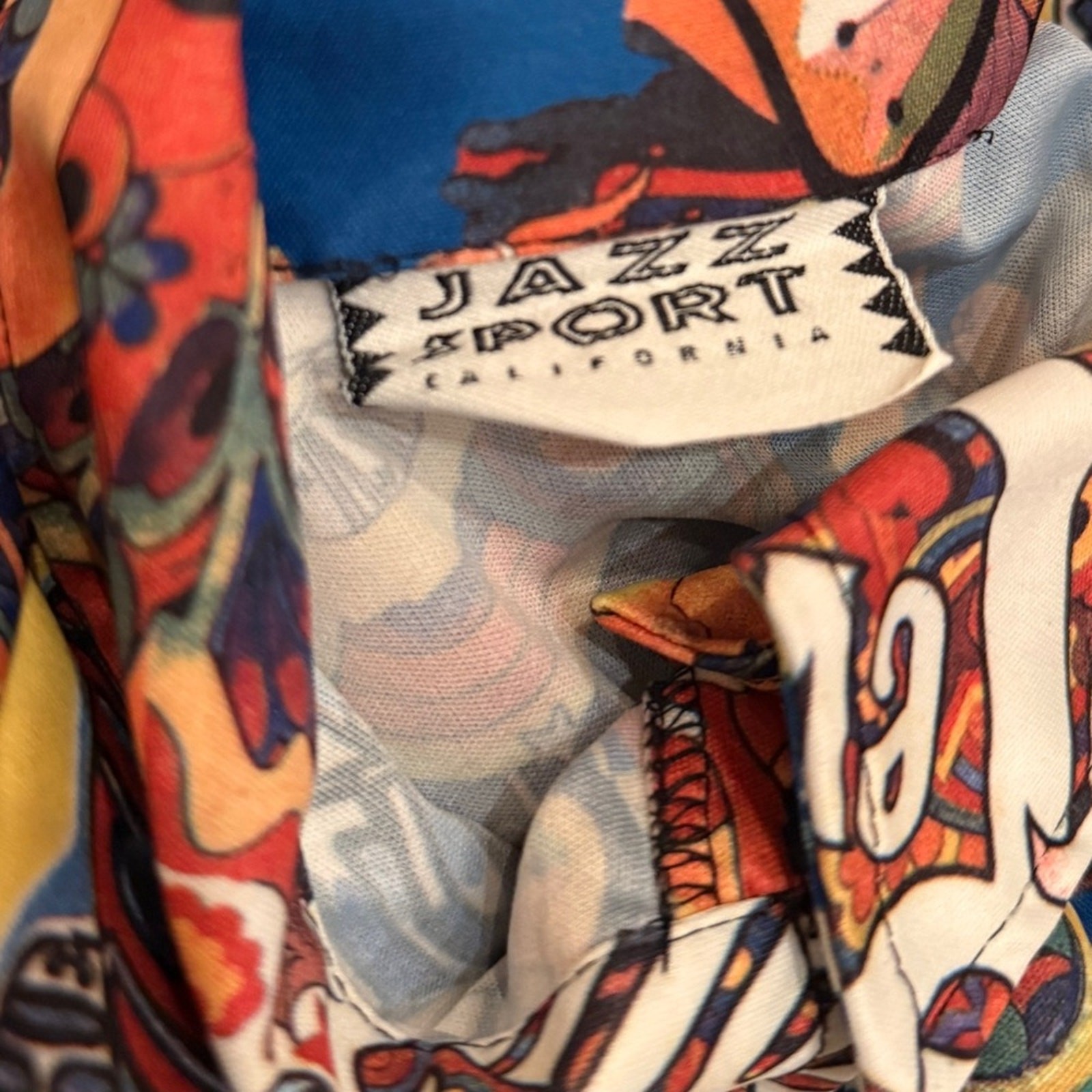 Vintage 90s Psychedelic Beatles Print Shirt | Pop Art Graphic Button Up | S/M
