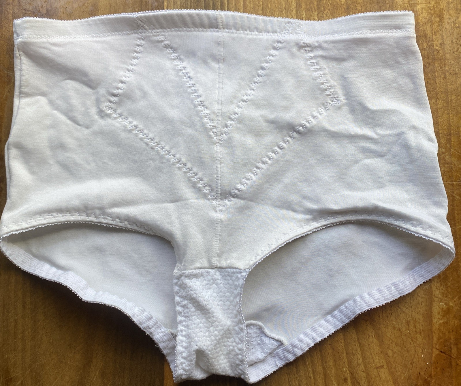 Cupid Vtg XL 31-32Panties Underwear Nylon Girdle Slimming Shapewear Style 2200