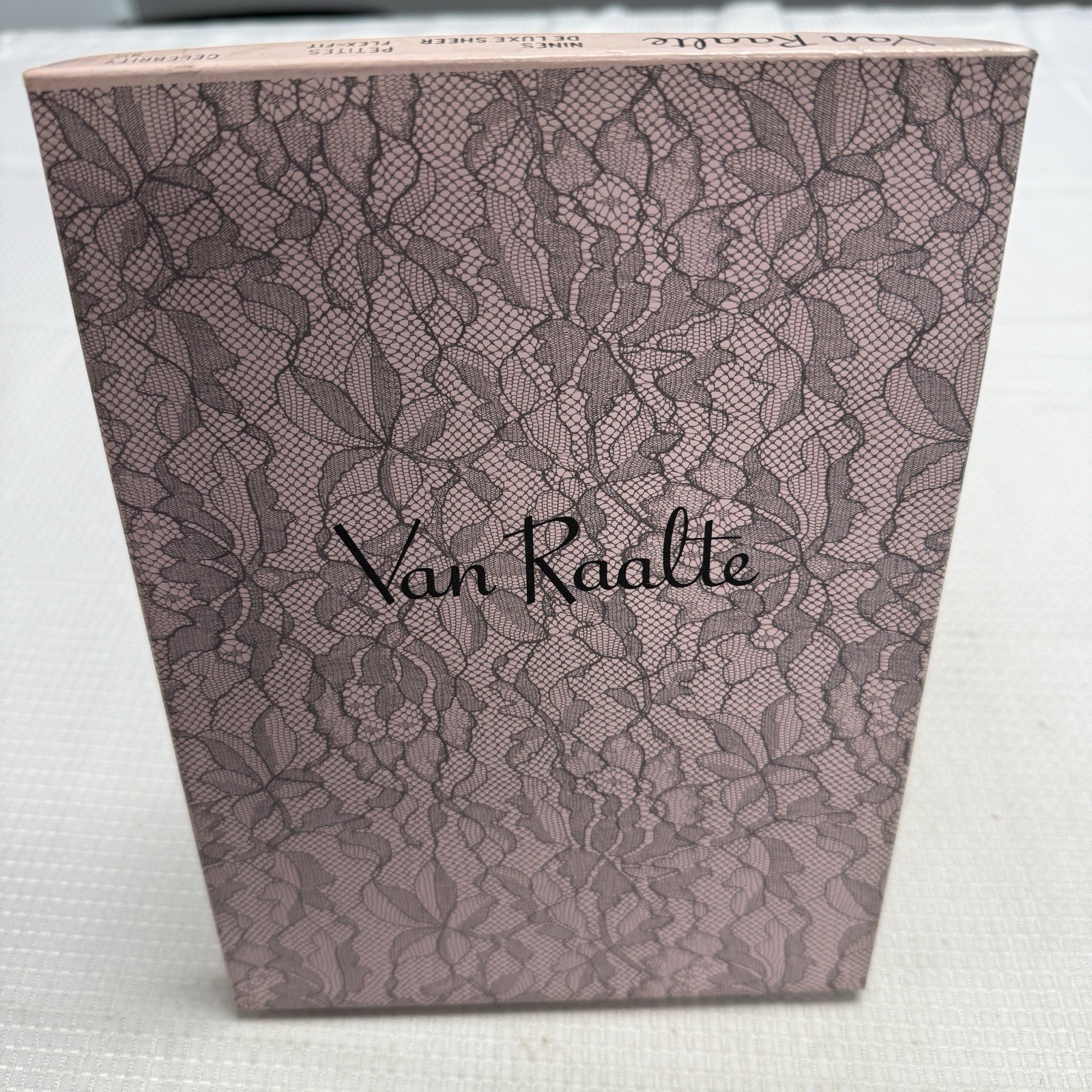 3 Vtg 50s Van Raalte Nines Sheer Celebrity 8.5P Nylon Stockings Seams New Box