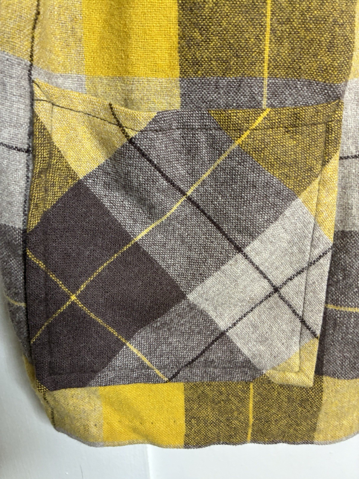 Vintage 1950’s West House Shadow Plaid 49er Jacket Made In USA Women’s Medium