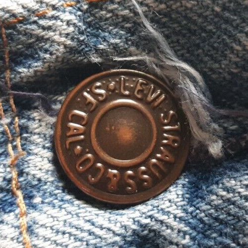 Vintage Levi’s Black Label Silver Metal California Straights Women&rsquo;s Jeans RARE