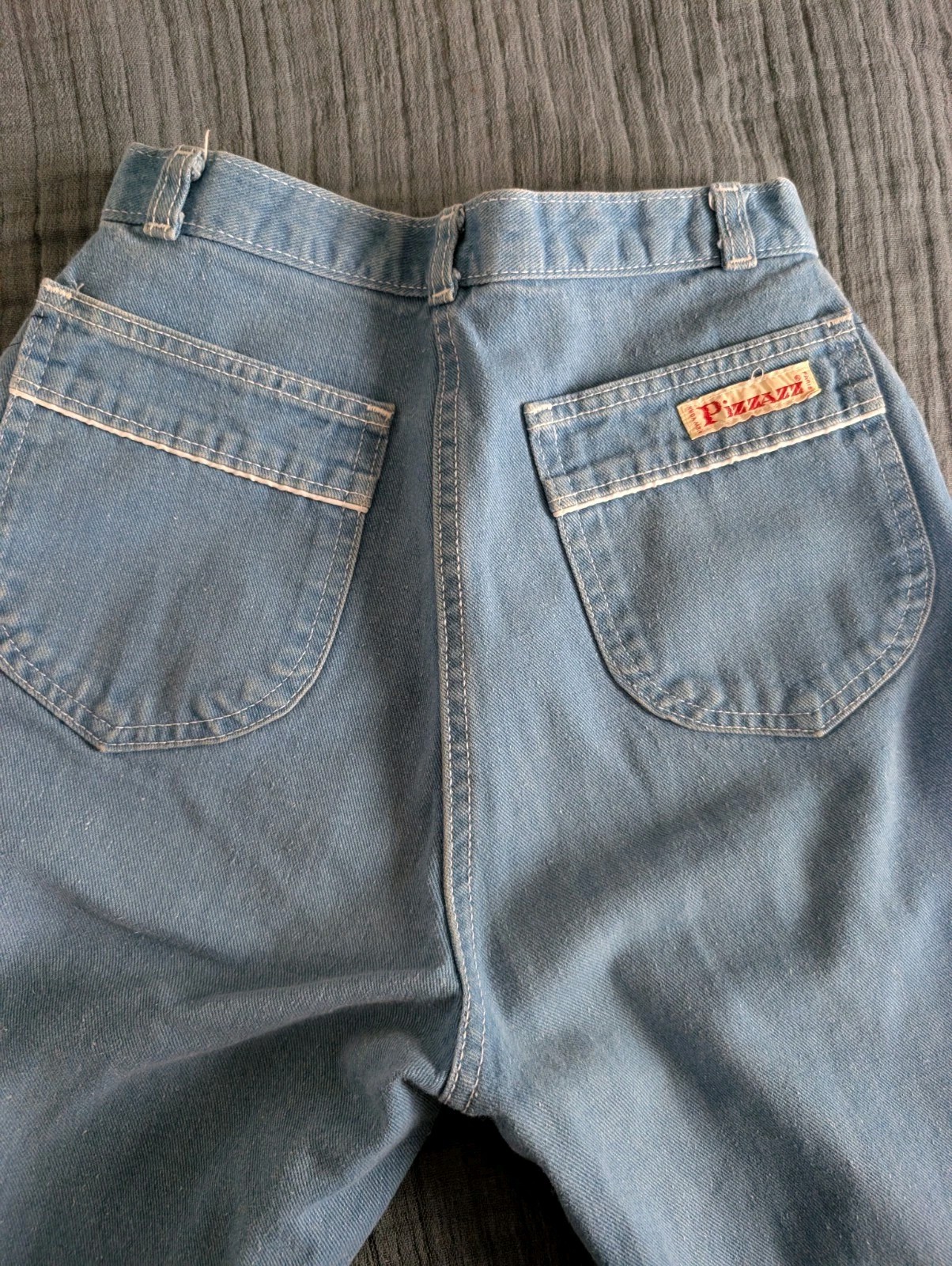 Vintage Pizzazz Jeans High Waist Lightweight Denim Womens Size 8 (24×31.5)
