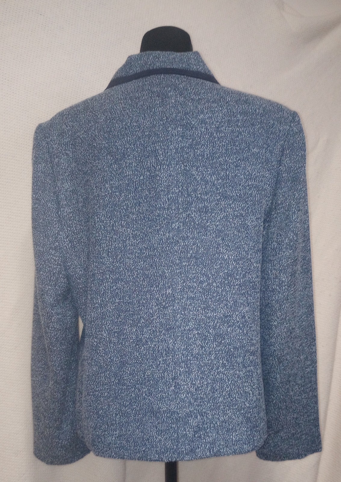 Vintage Koret 80s-90&rsquo;s Blue jacket with shoulder pads. Size Medium (12).