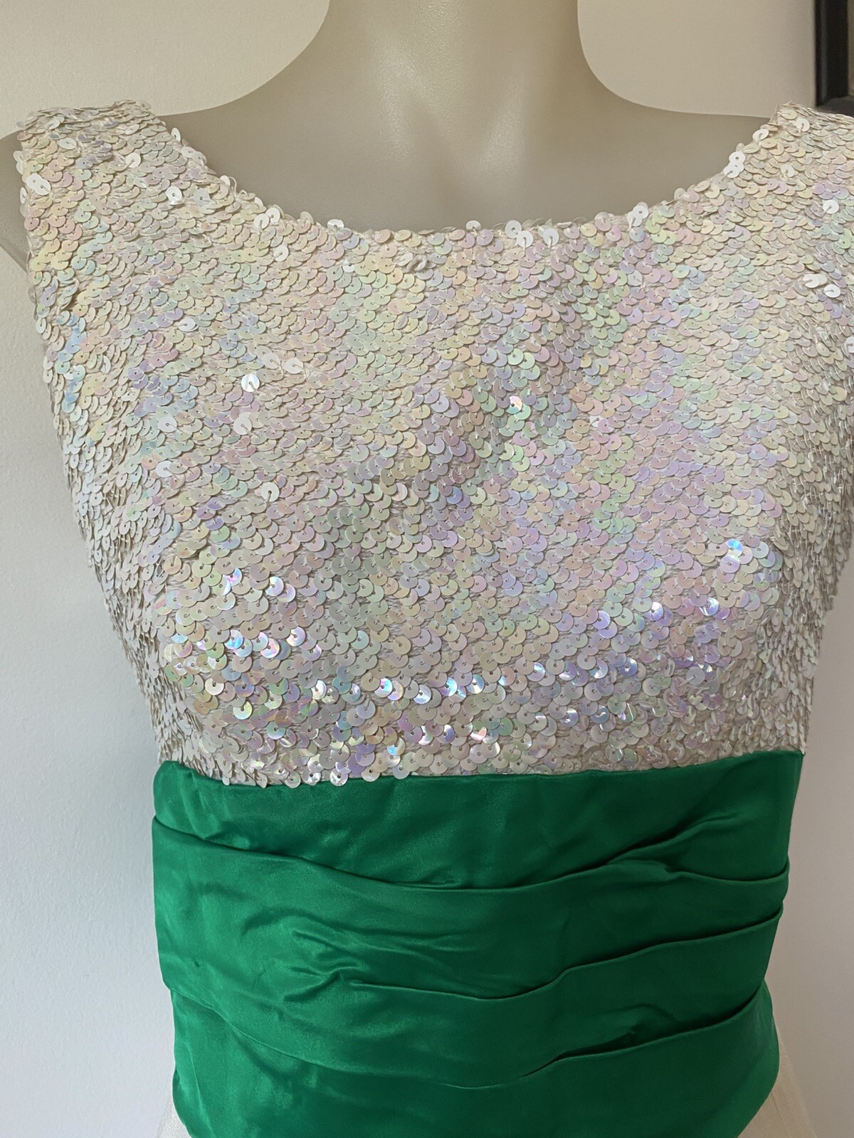 50,s Cluny Junior Sequined Cocktail Sheath.36” B30”W 40”h