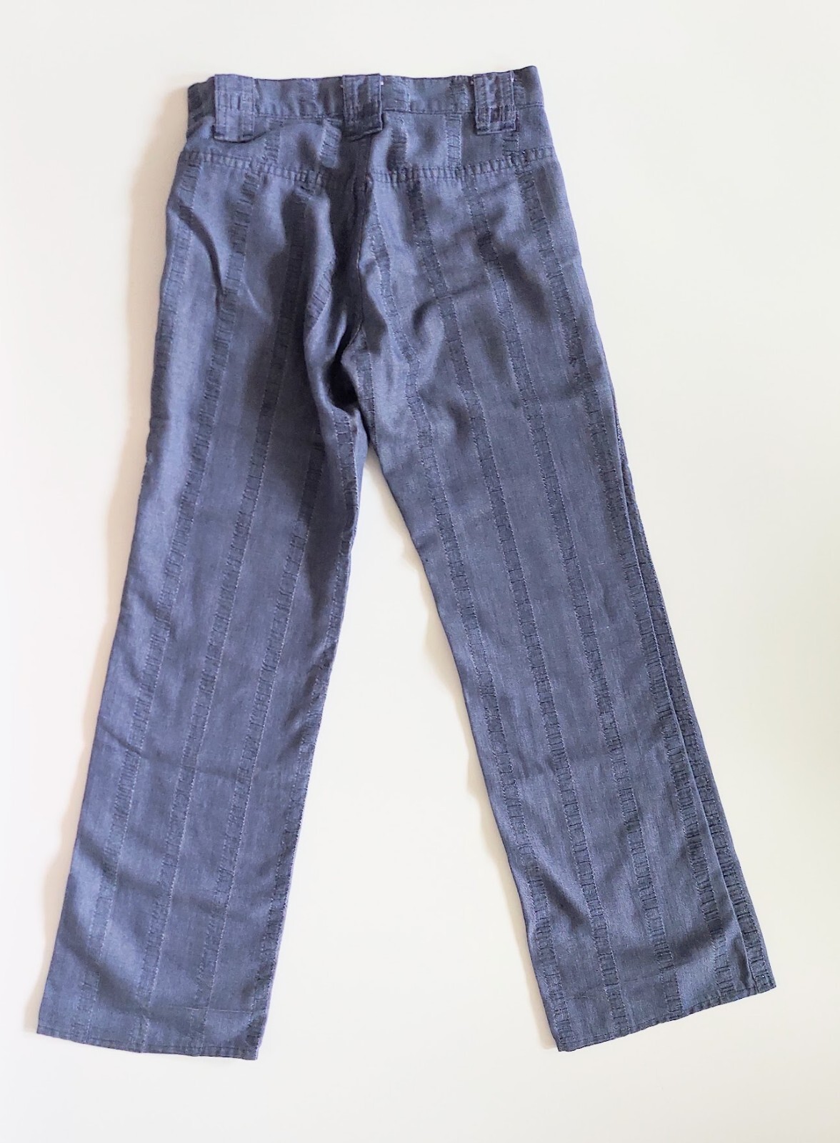 Levis for Gals White Tab Big E Woven Denim Blue Jeans Vintage 1960s