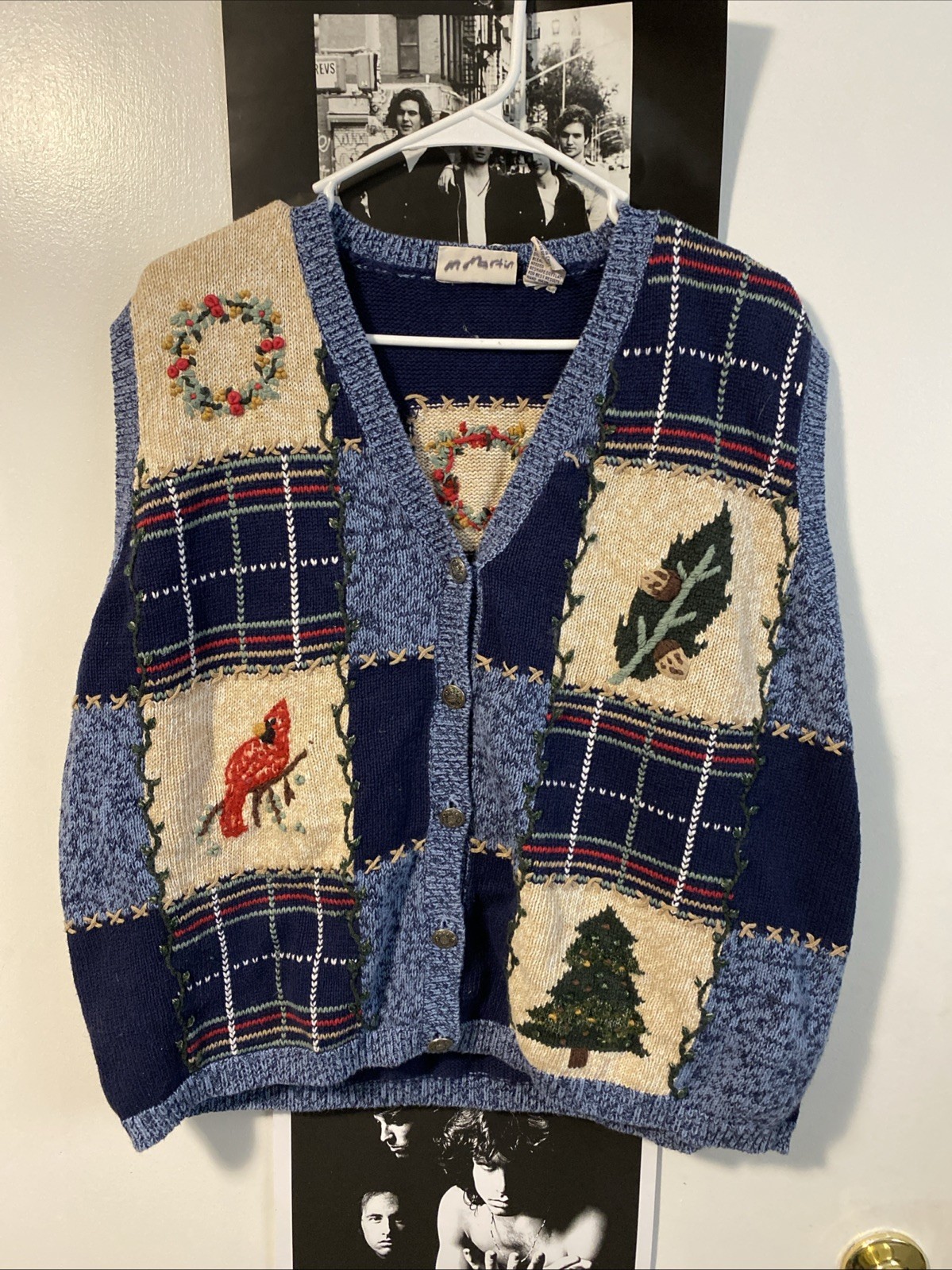 North Crest Women&rsquo;s Vintage 90s Winter Sweater Vest Size XXL