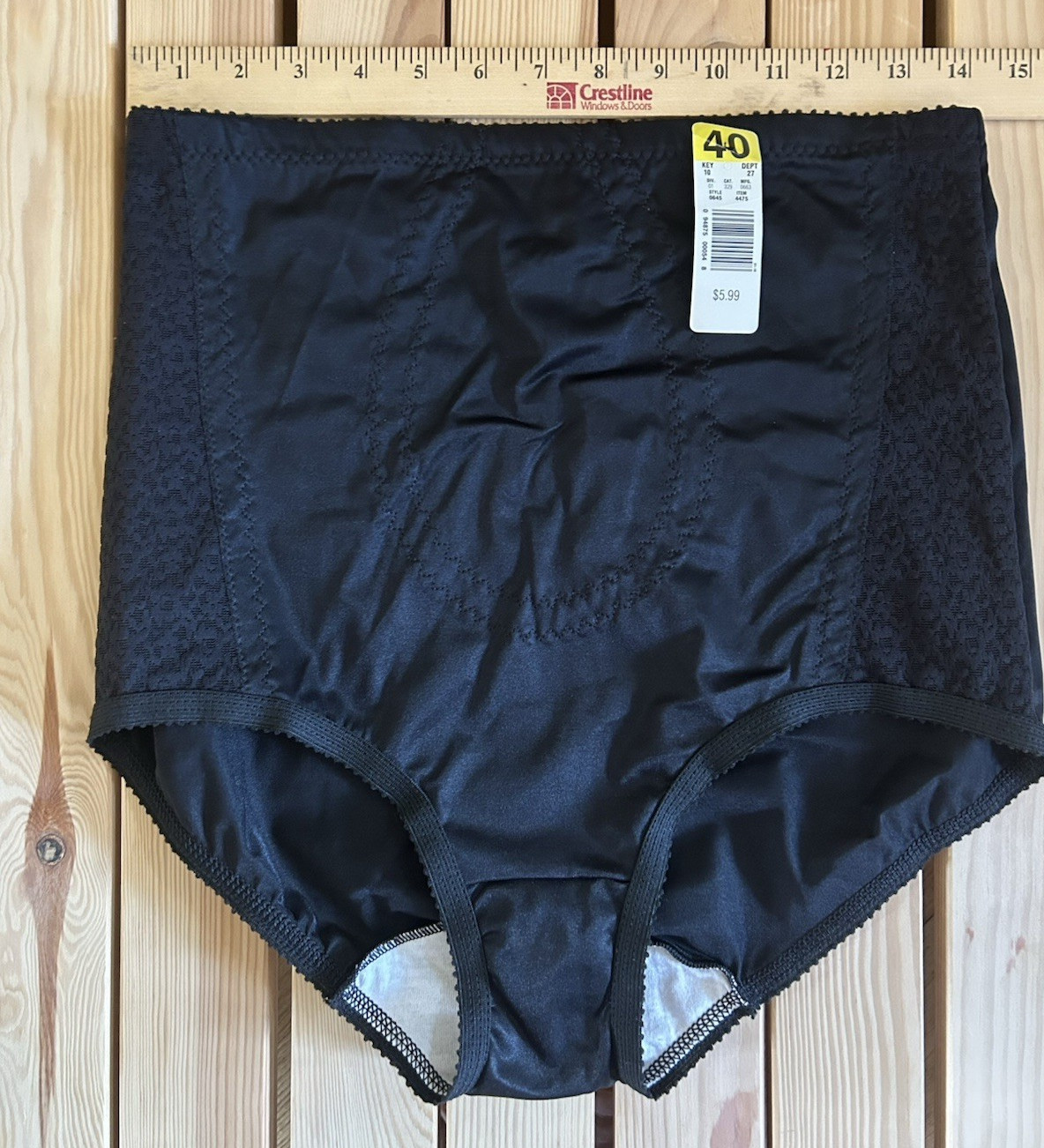 2 units of NOS Basic Unbranded Shapewear Panties sz 40
