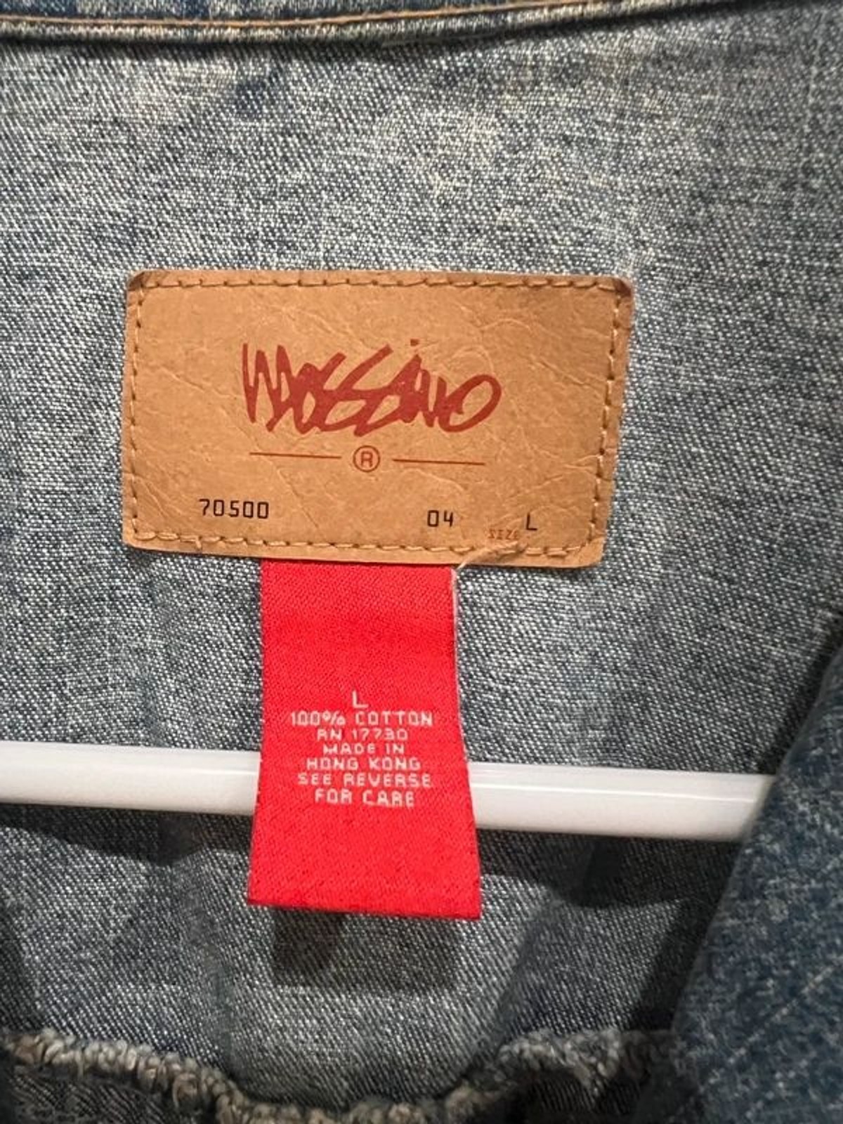 Mossimo Women’s Denim Blazer Jacket Light Wash Button Front Size Large