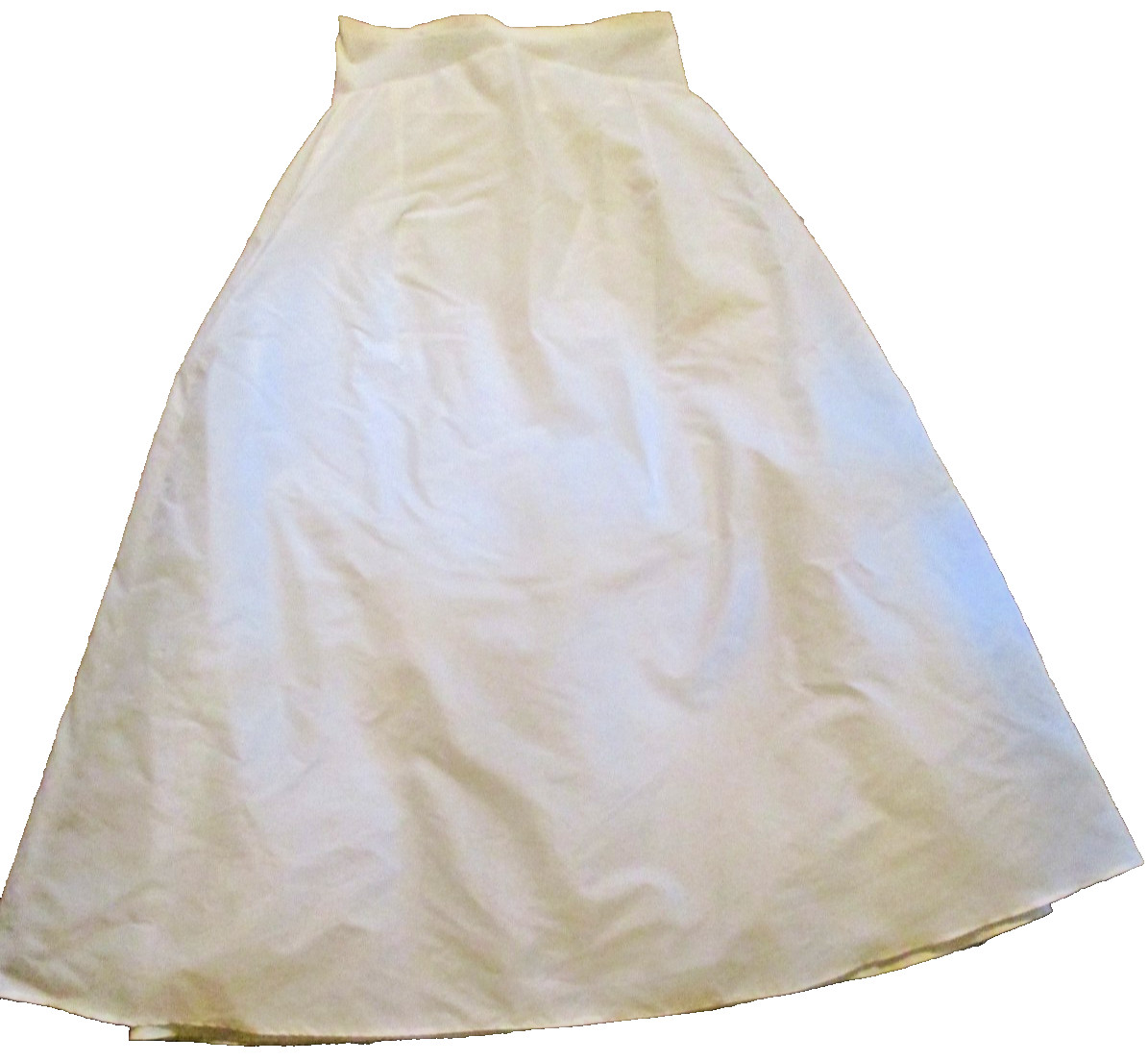 Vtg Bridal Petticoat Skirt 16 Sydney Bush White Netting High Waist Bridal Slip